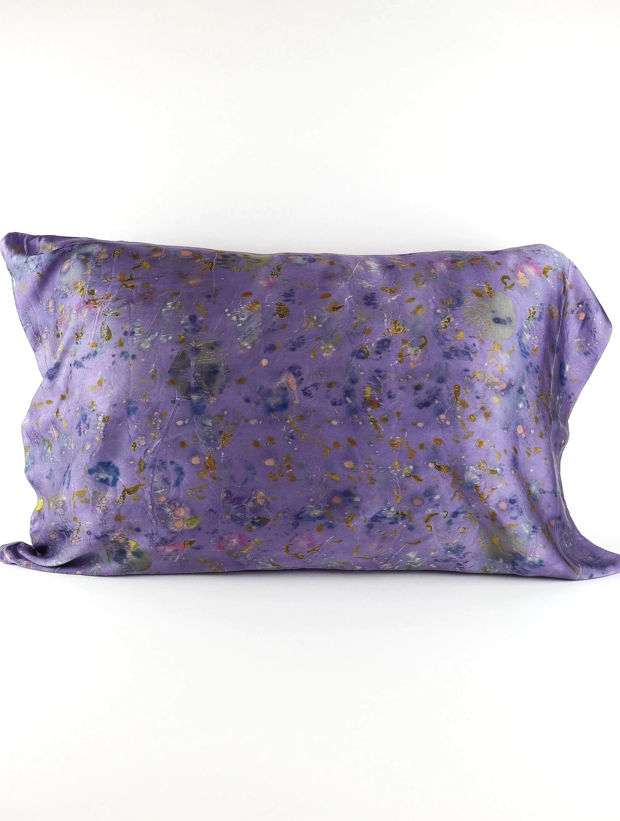 Botanically Dyed Silk Pillowcase