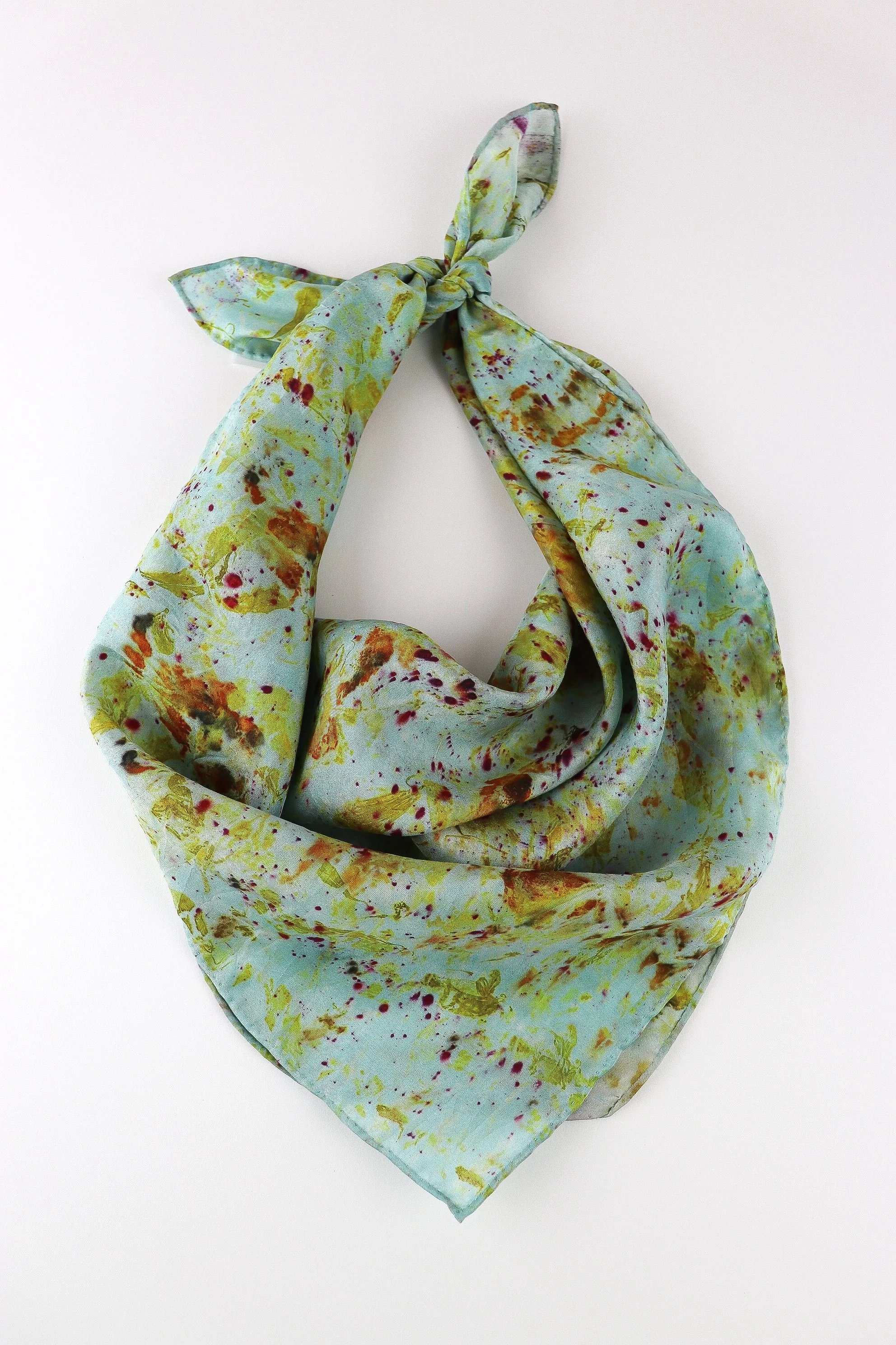Botanically Dyed Silk Scarf