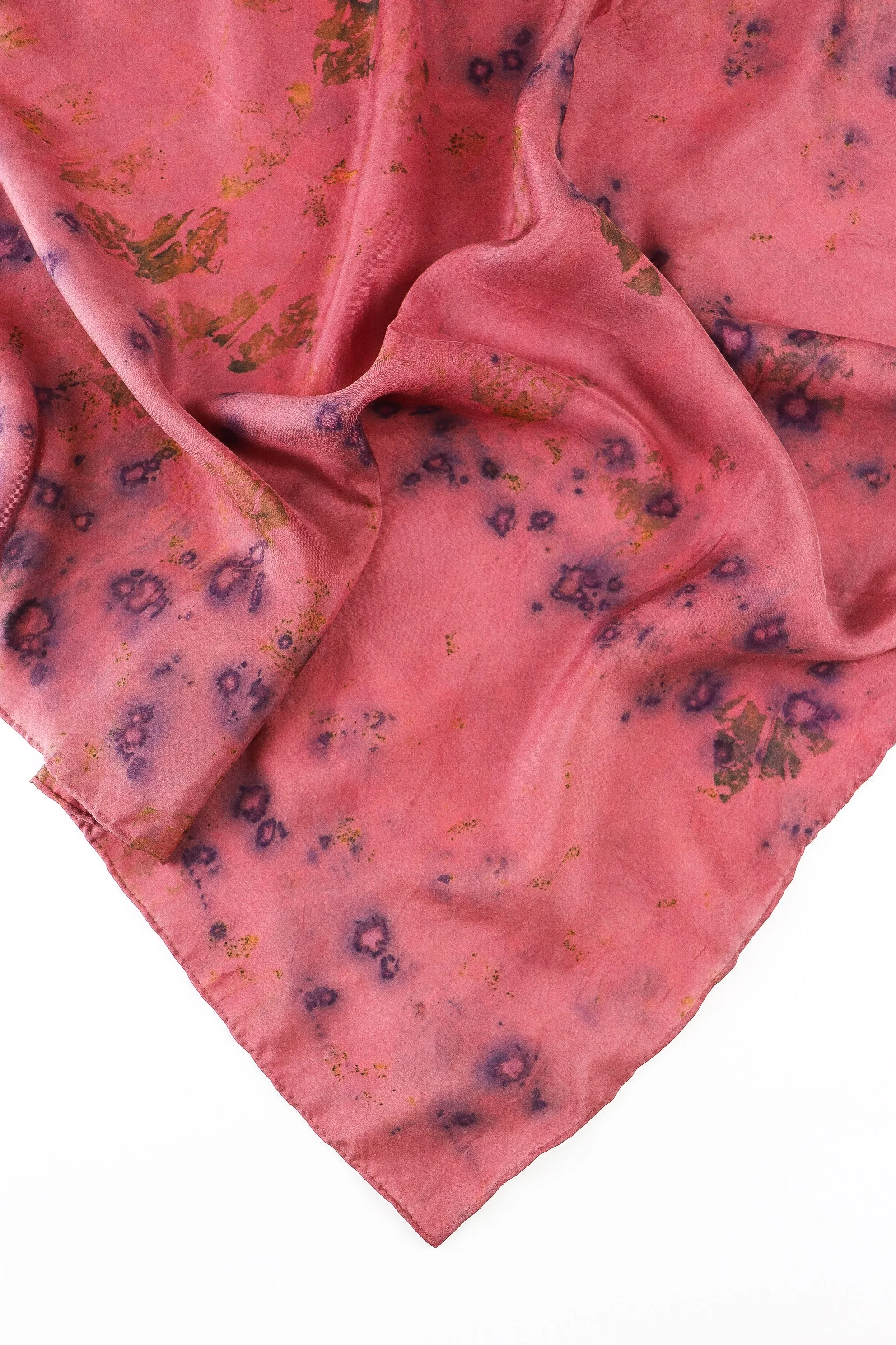 Botanically Dyed Silk Scarf
