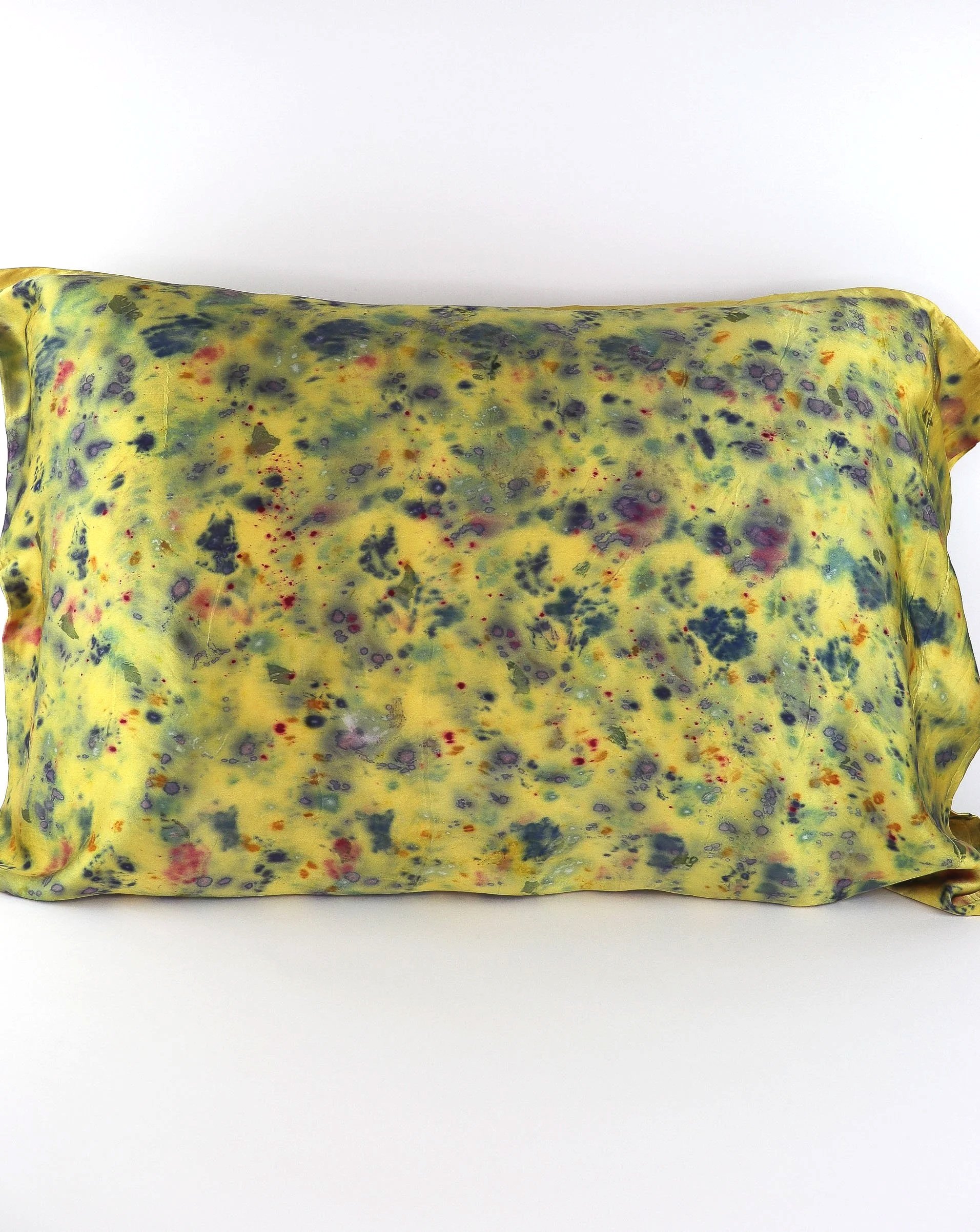 Botanically Dyed Silk Pillowcase