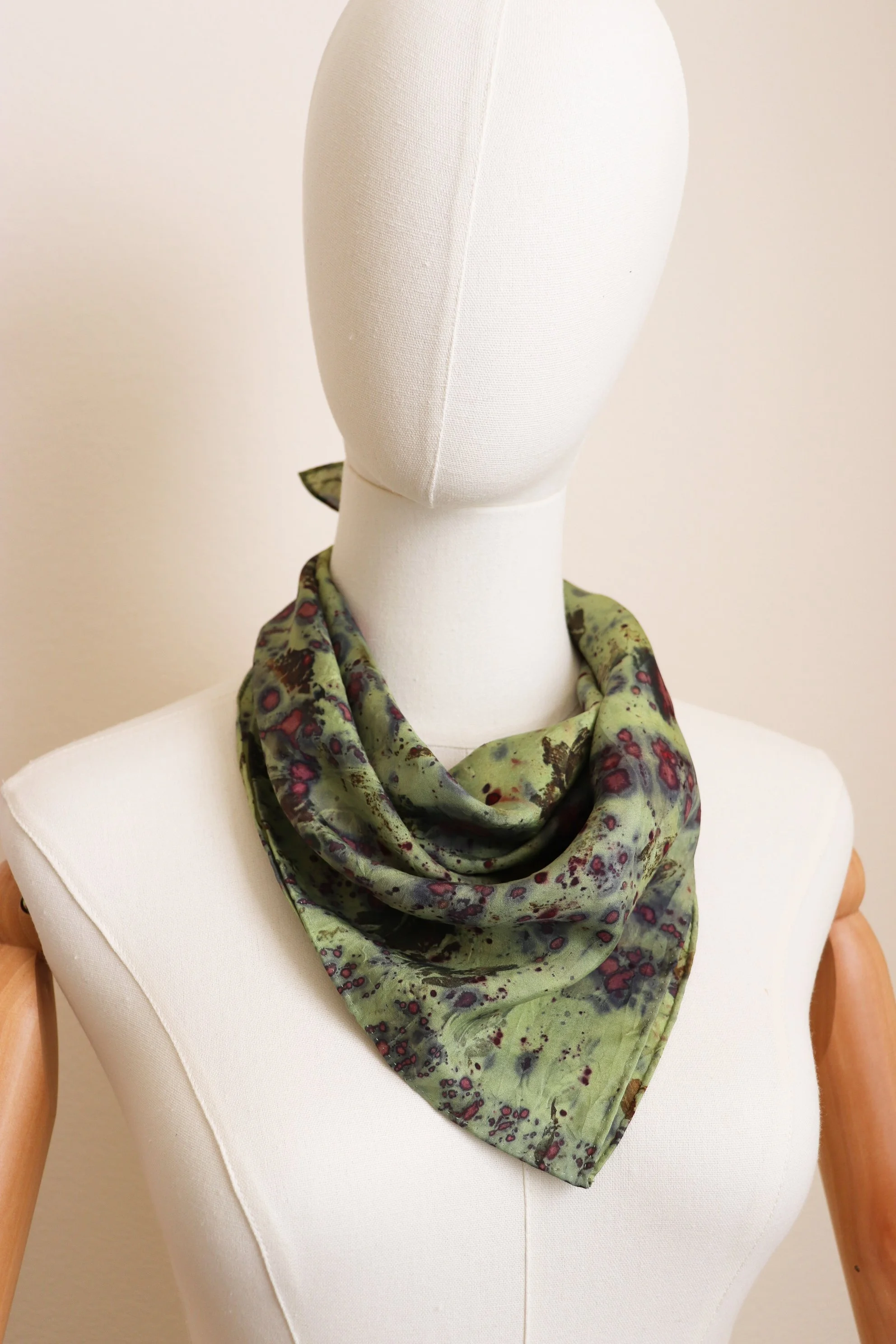 Botanically Dyed Silk Scarf