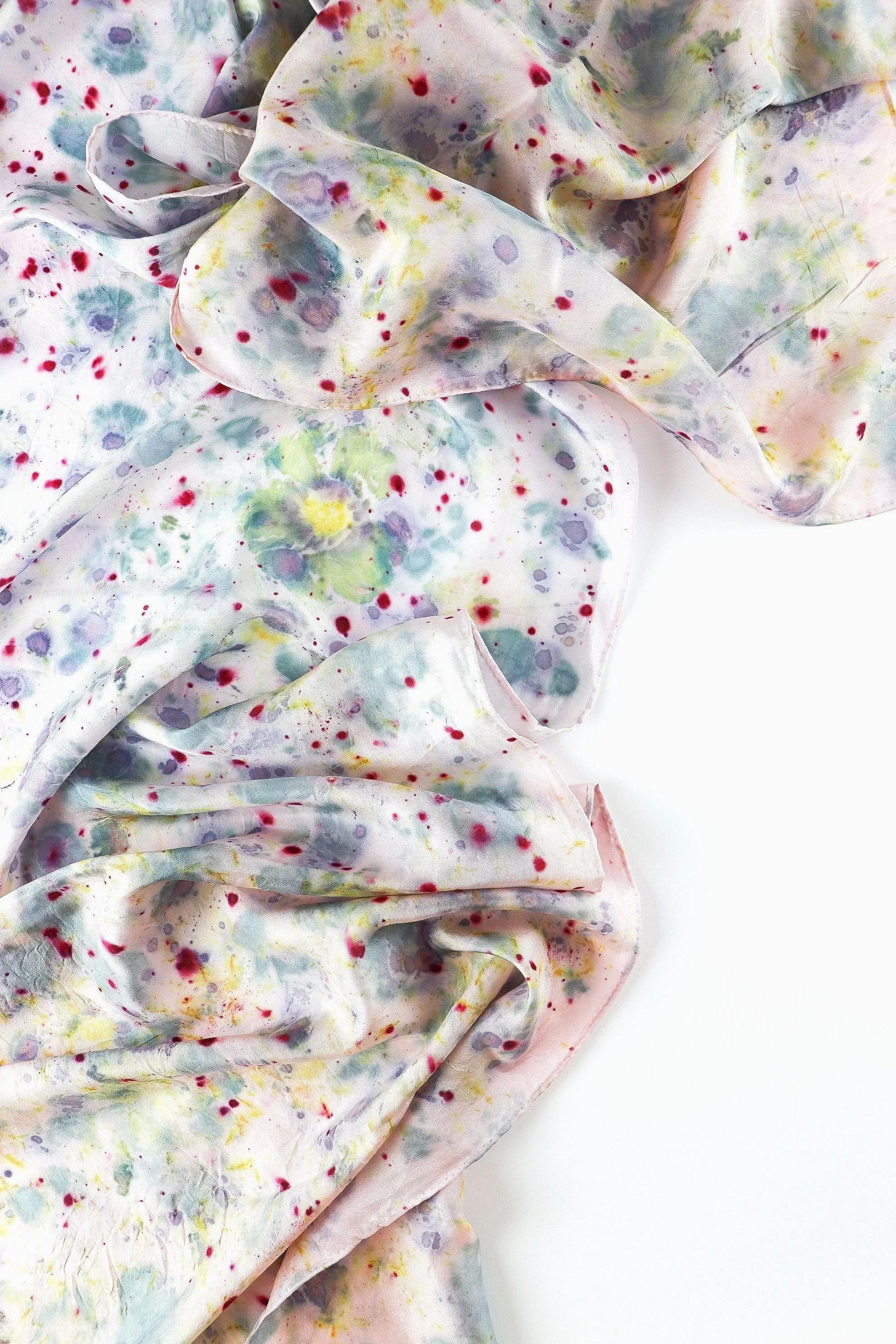 Botanically Dyed Silk Scarf