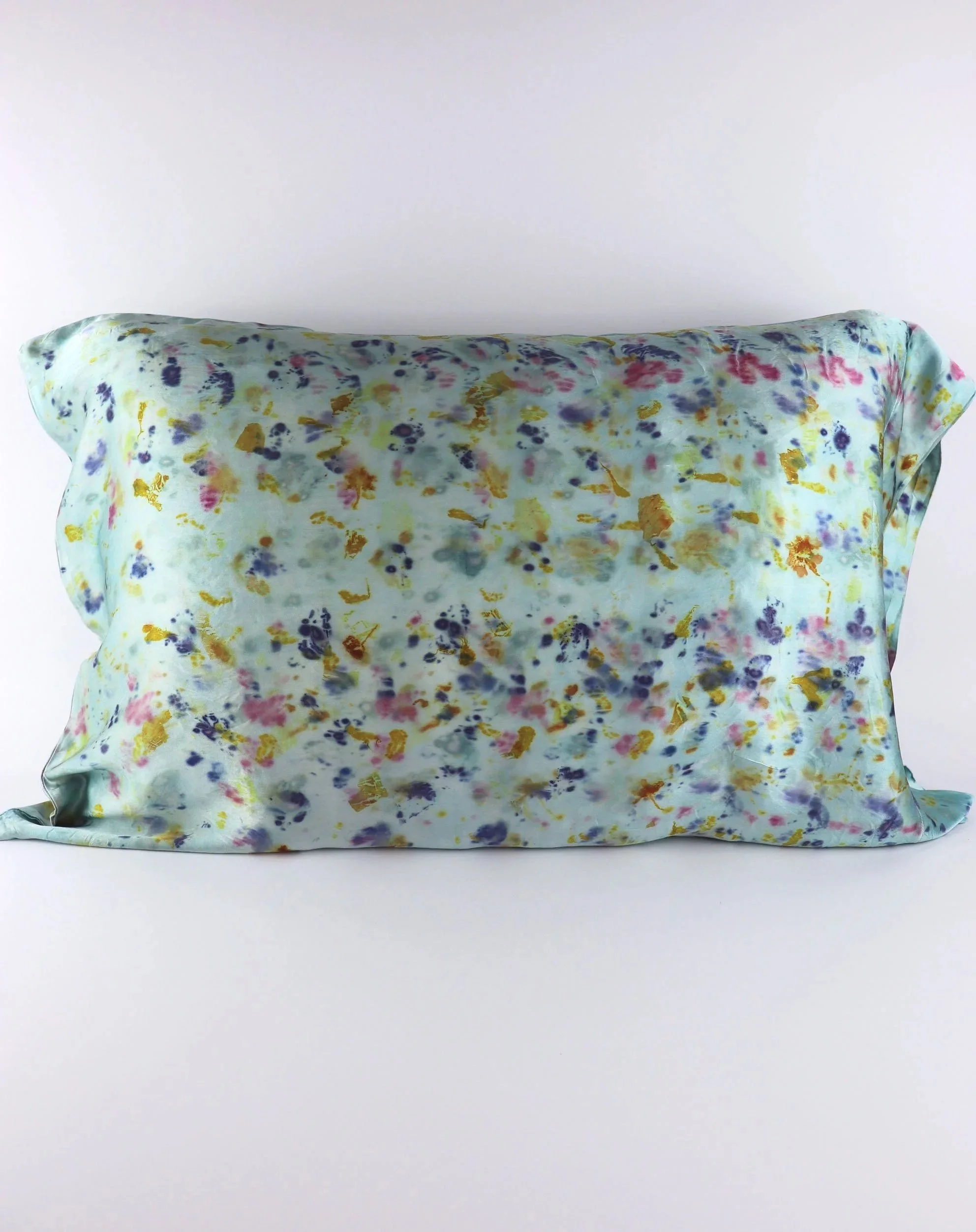 Botanically Dyed Silk Pillowcase