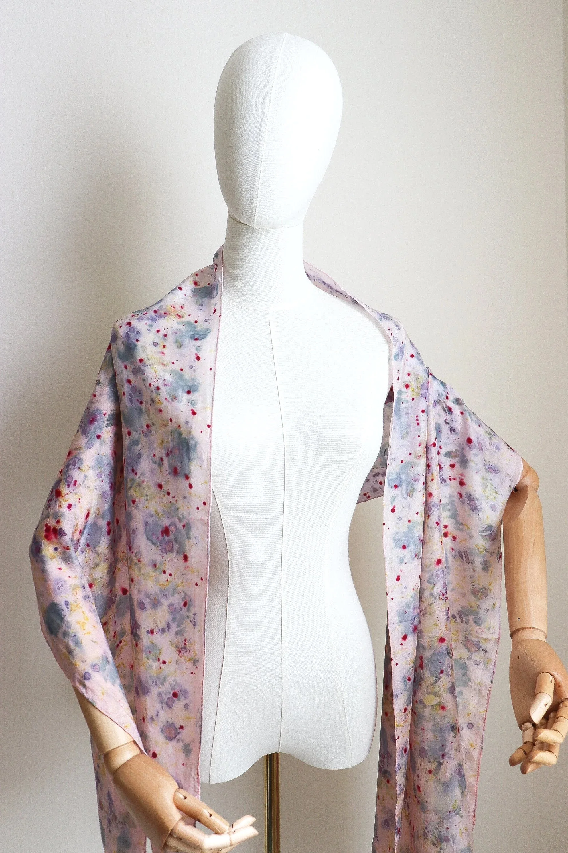 Botanically Dyed Silk Scarf