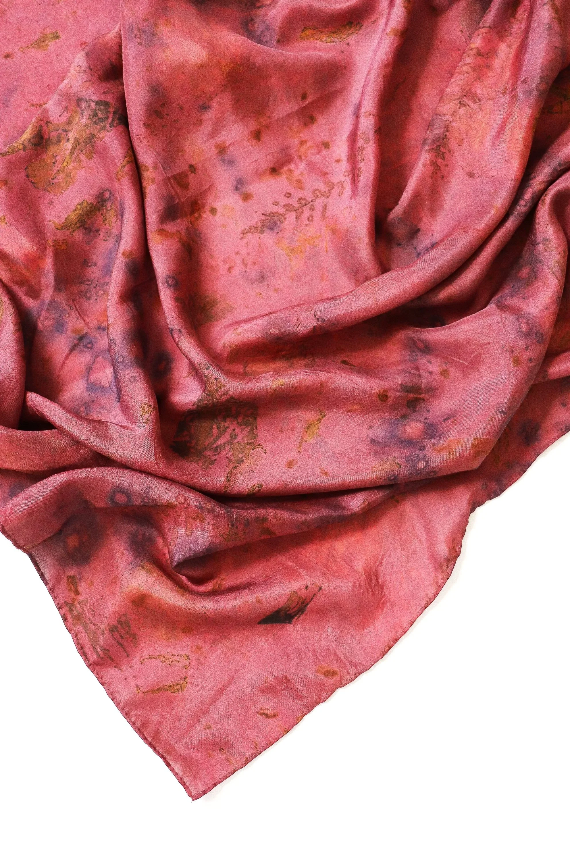 Botanically Dyed Silk Scarf