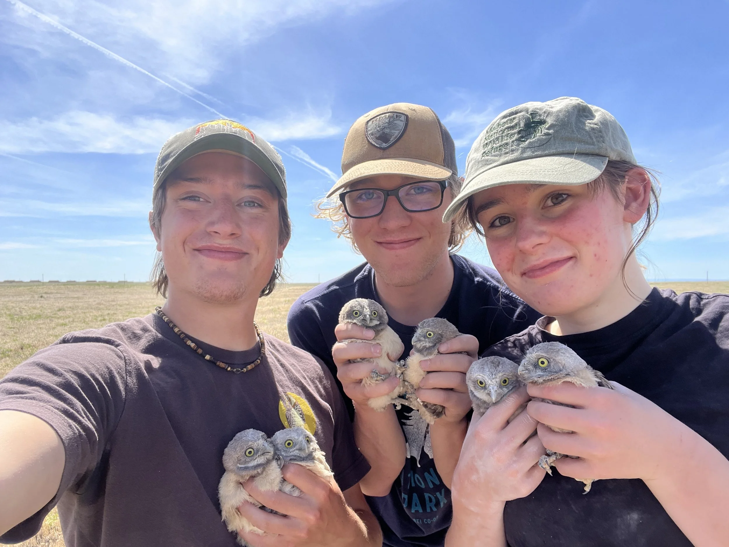 My two best friends, Elliott and Clara, stopped by to help out for a few days.
