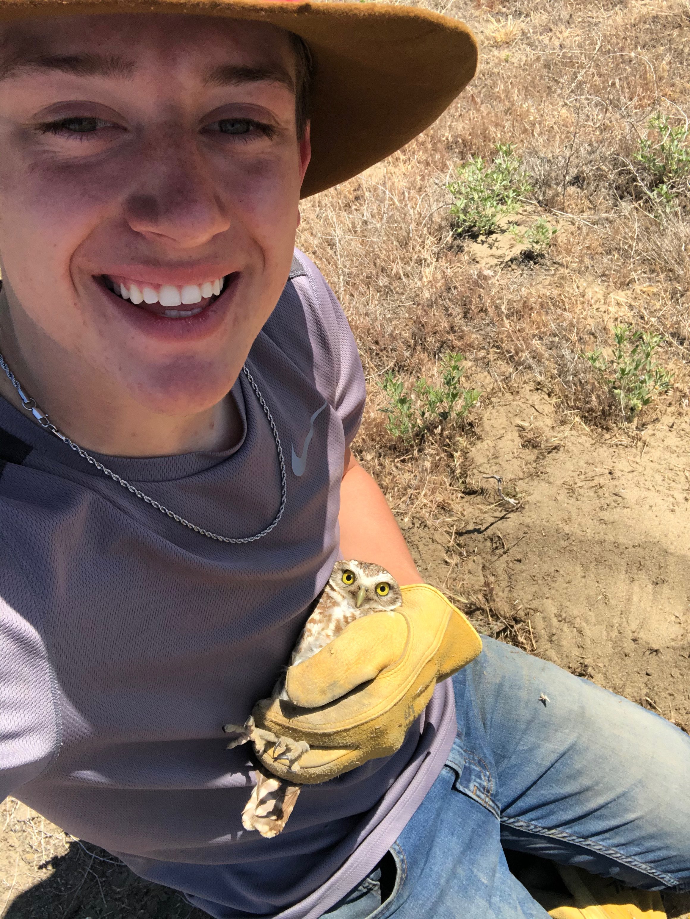 Me with an adult male BUOW.
