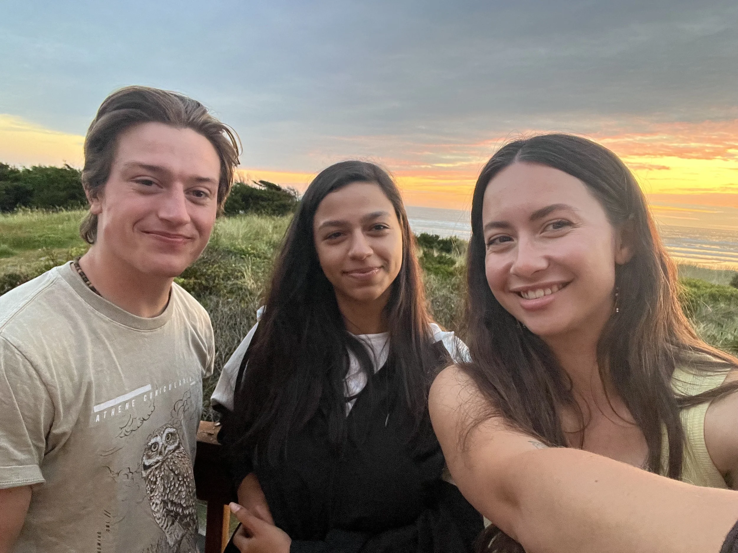Gabriela, Solai, and I taking a quick relaxation on the Oregon coast for the weekend. 