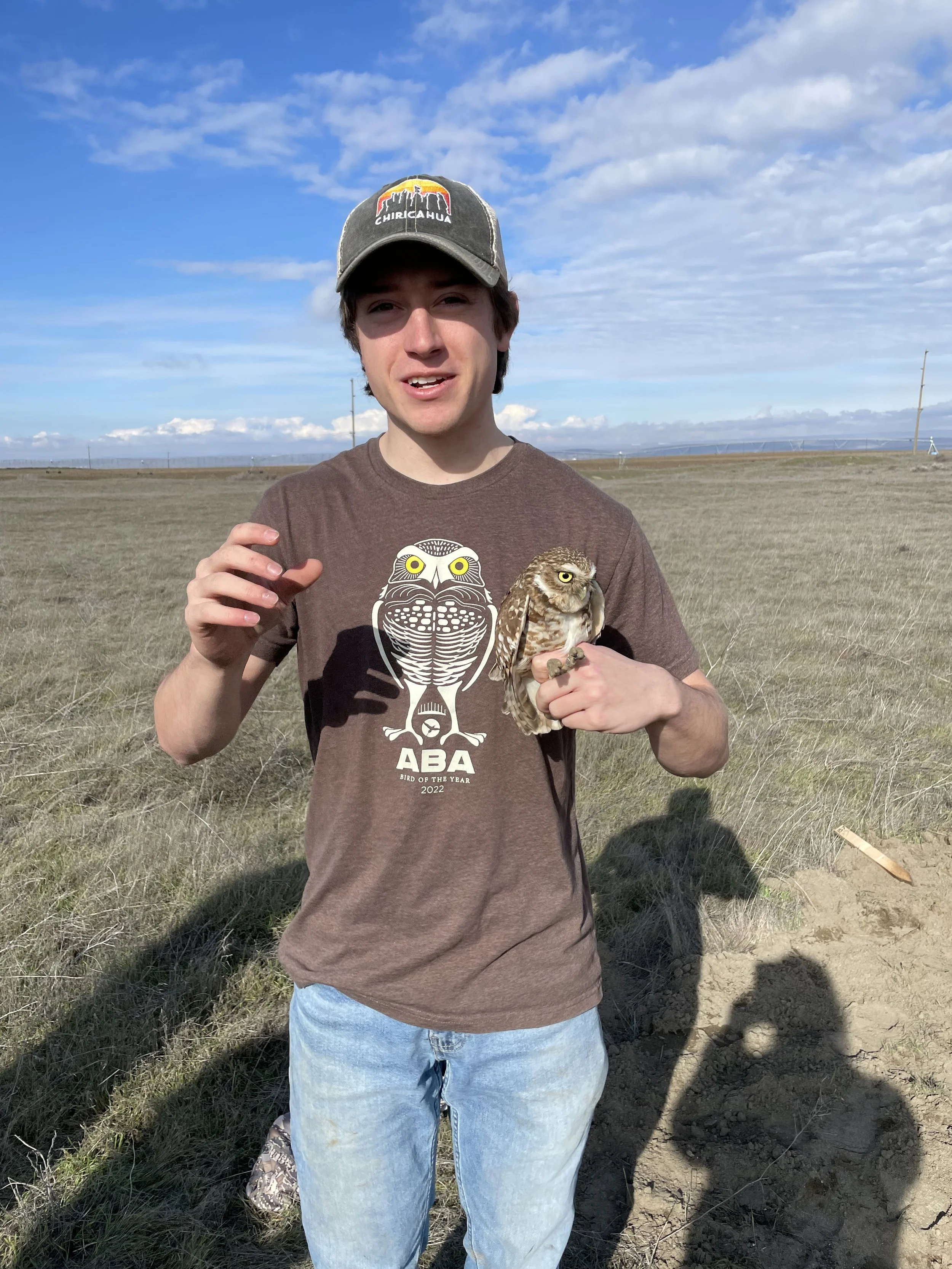 Me talking with the group about Burrowing Owls.