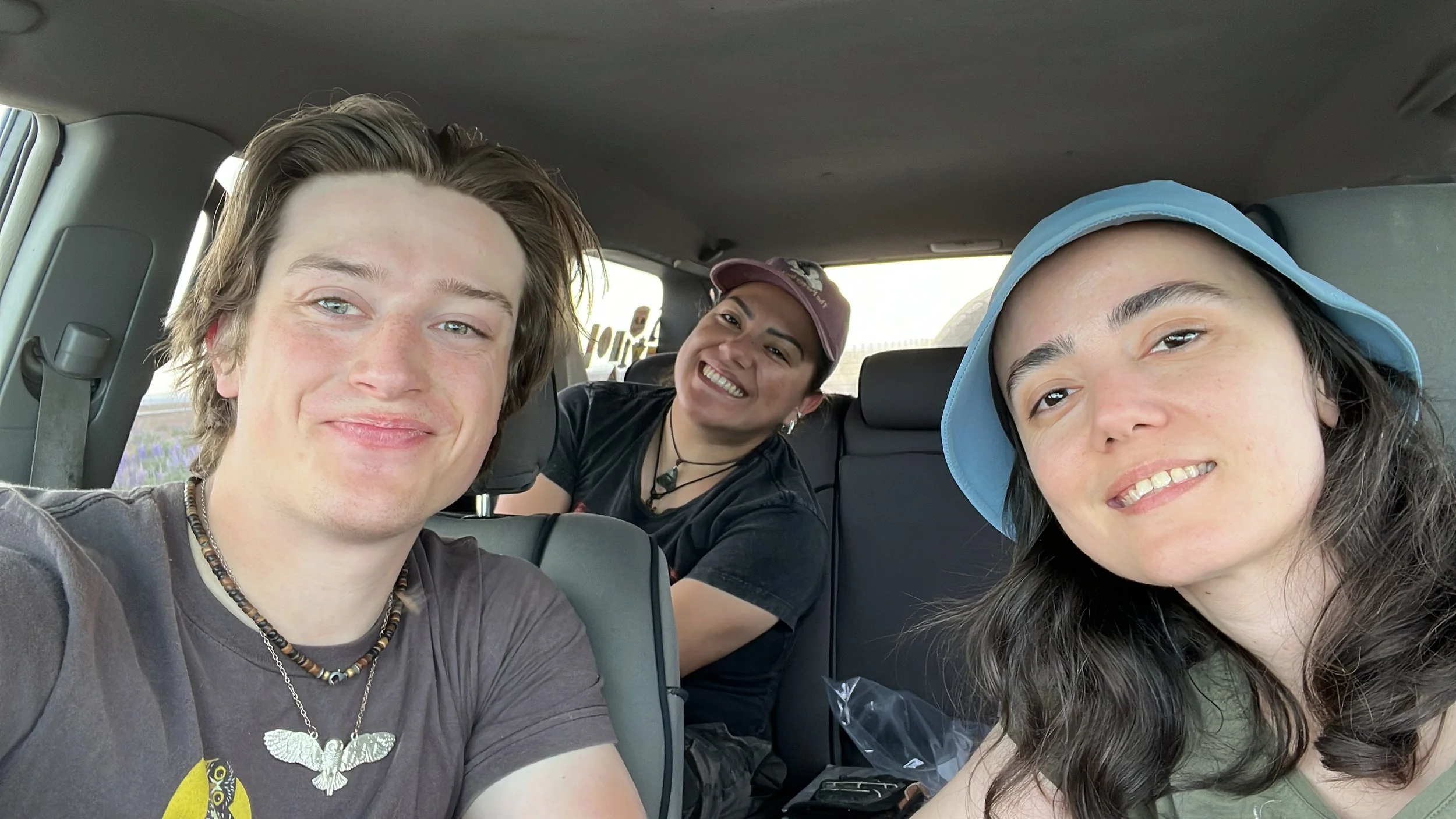 Selfie of Priscilla, Elif, and I. 