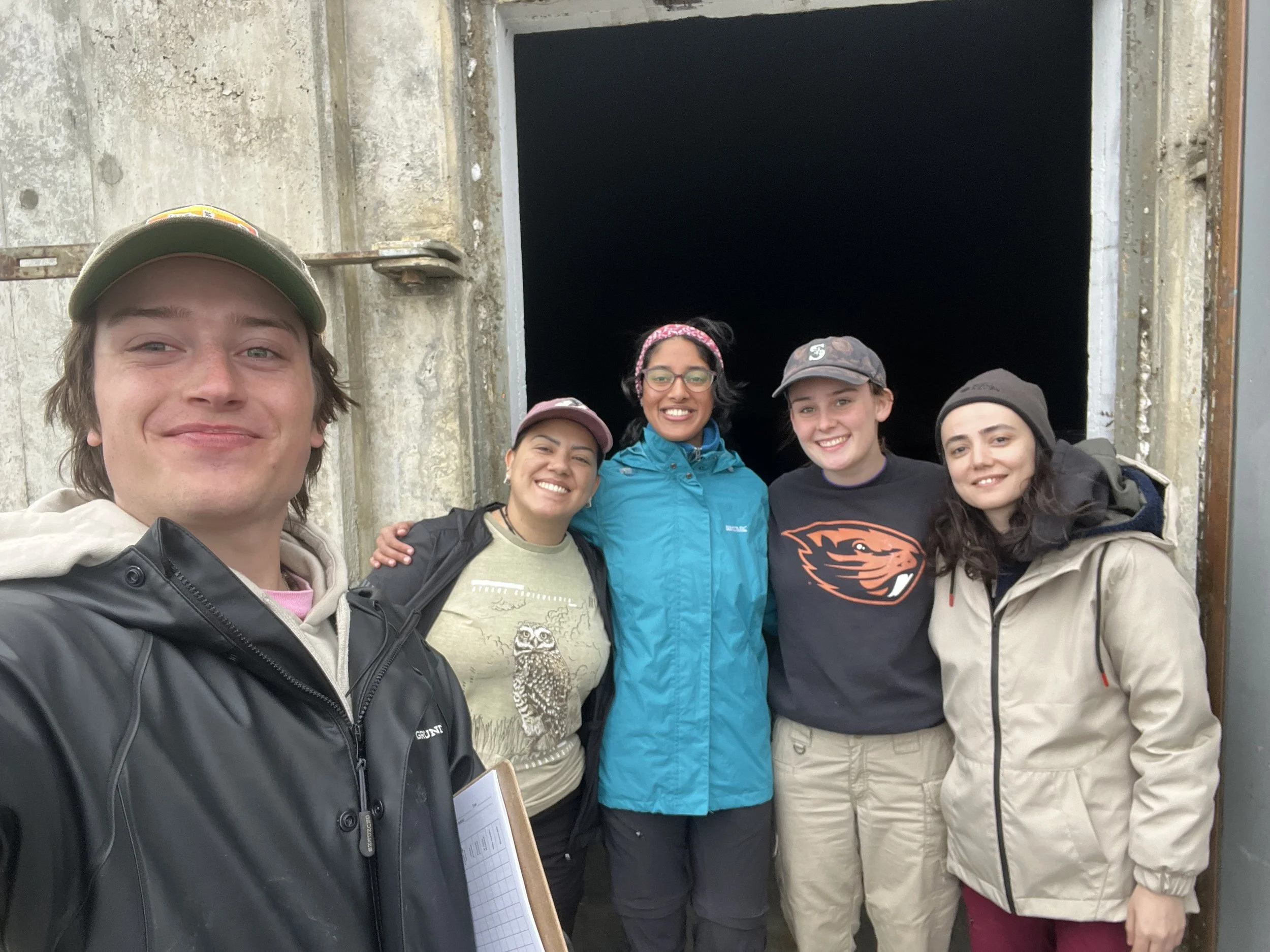 Selfie with Priscilla, Mala, Clara, and Elif.