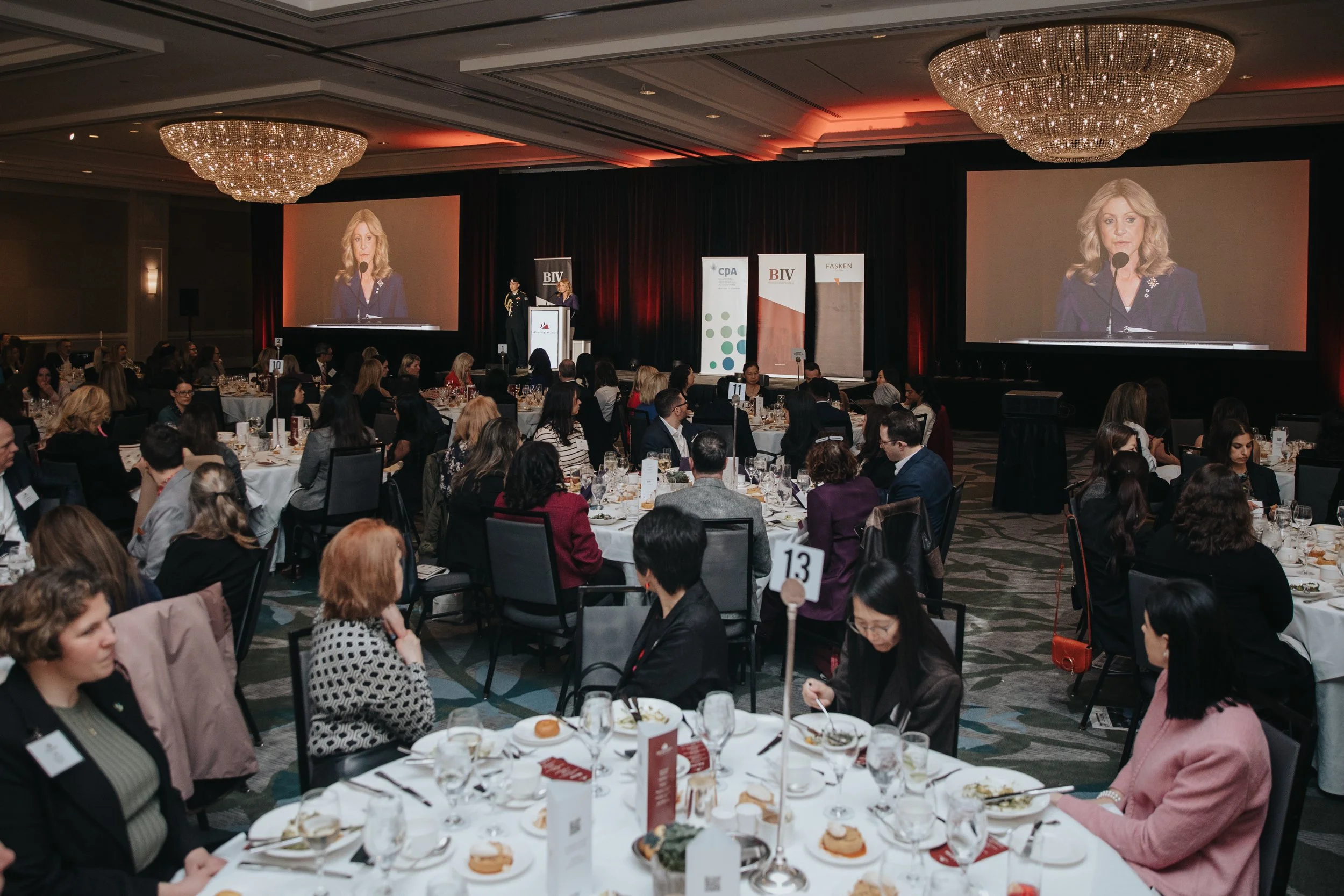 Influential Women in Business Gala - Guest Lieutenant Governor Wendy Cocchia