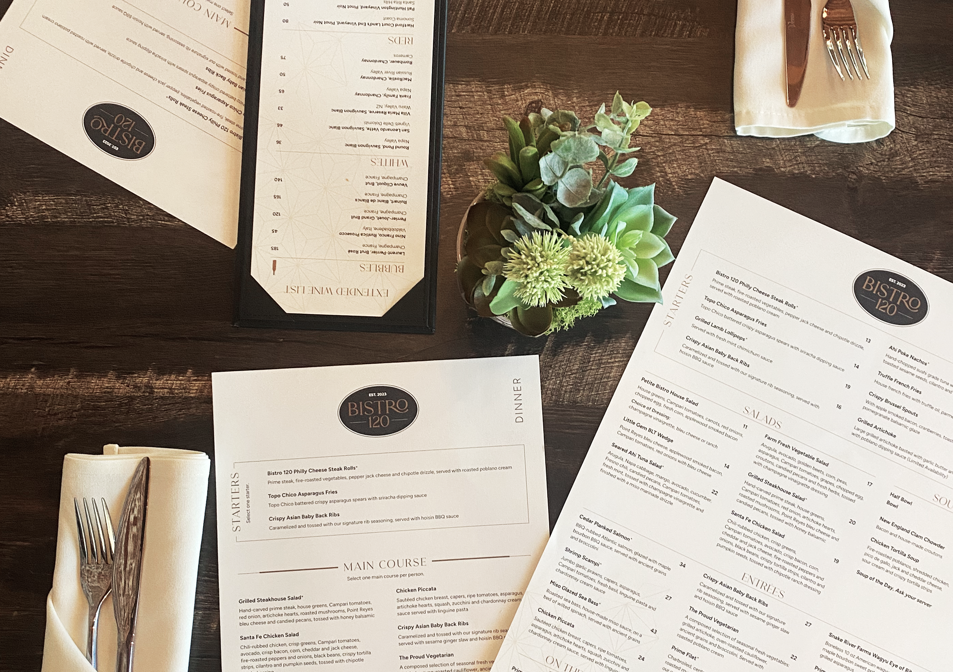 Bistro 120 - Branding