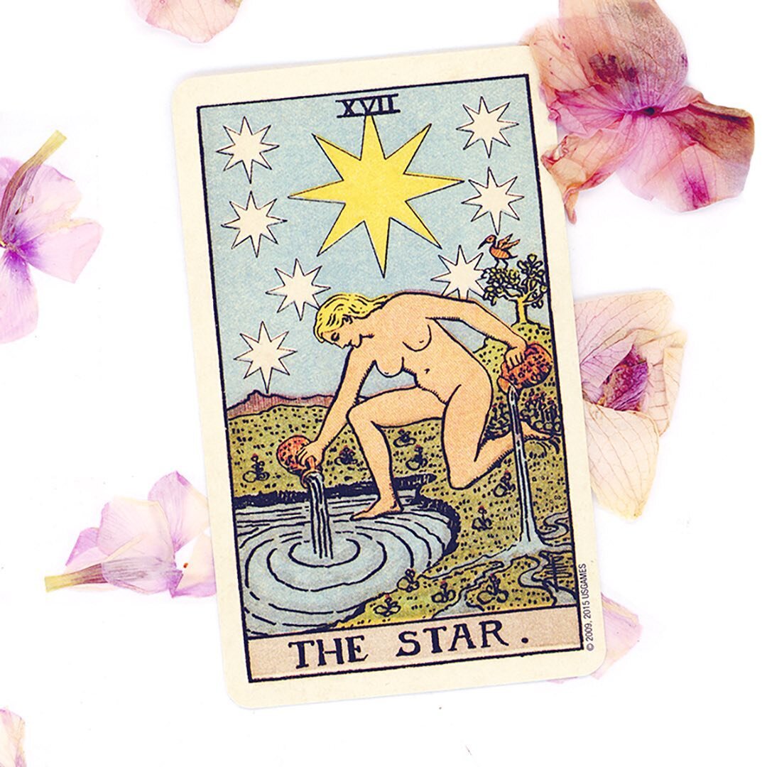 Thinking about a group interpretation of #thestar last may. ✨

Putting energy into places that are receptive to what you&rsquo;re pouring into them; nourishment. You&rsquo;ve done a lot of work; lean in to simple practices &ndash; think about places 