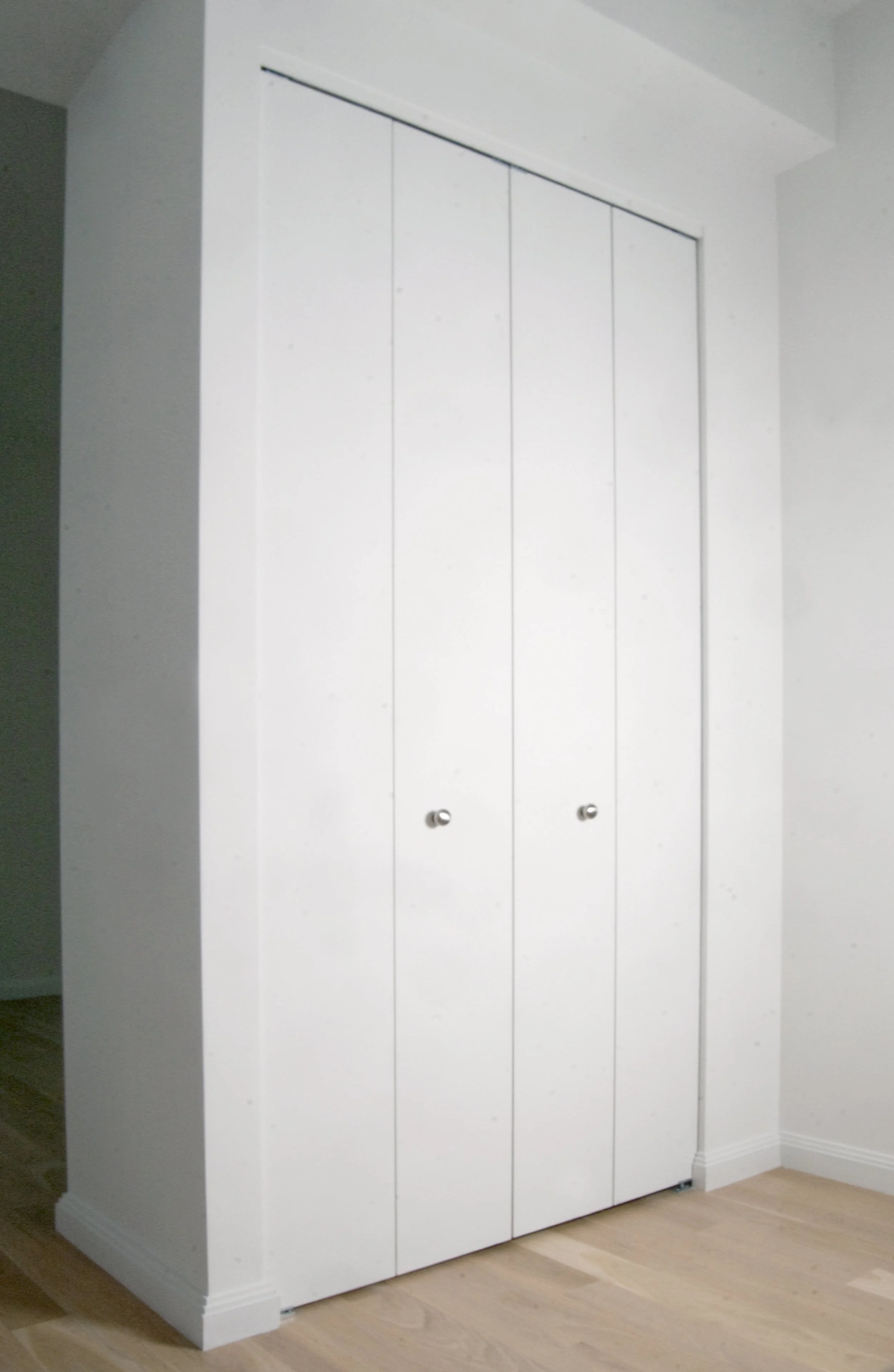 Multifamily closet door systems