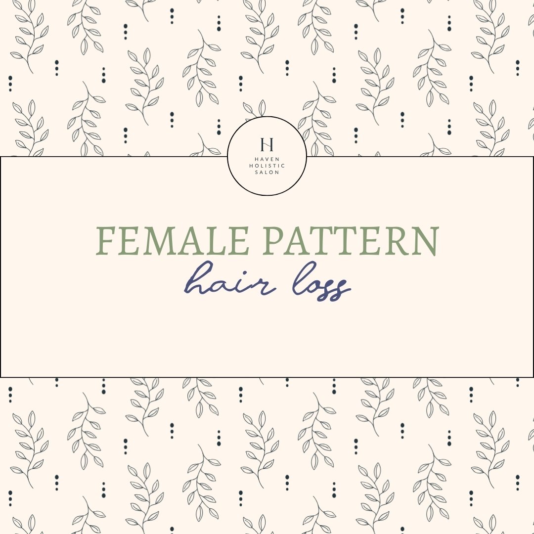 Let&rsquo;s talk about Female Pattern Hair Loss 🍃💪

It's a reality many face.

We often notice it as our hairs become finer and the scalp becomes more visible, typically starting just behind the front hairline.

Is a gradual process, and might not 