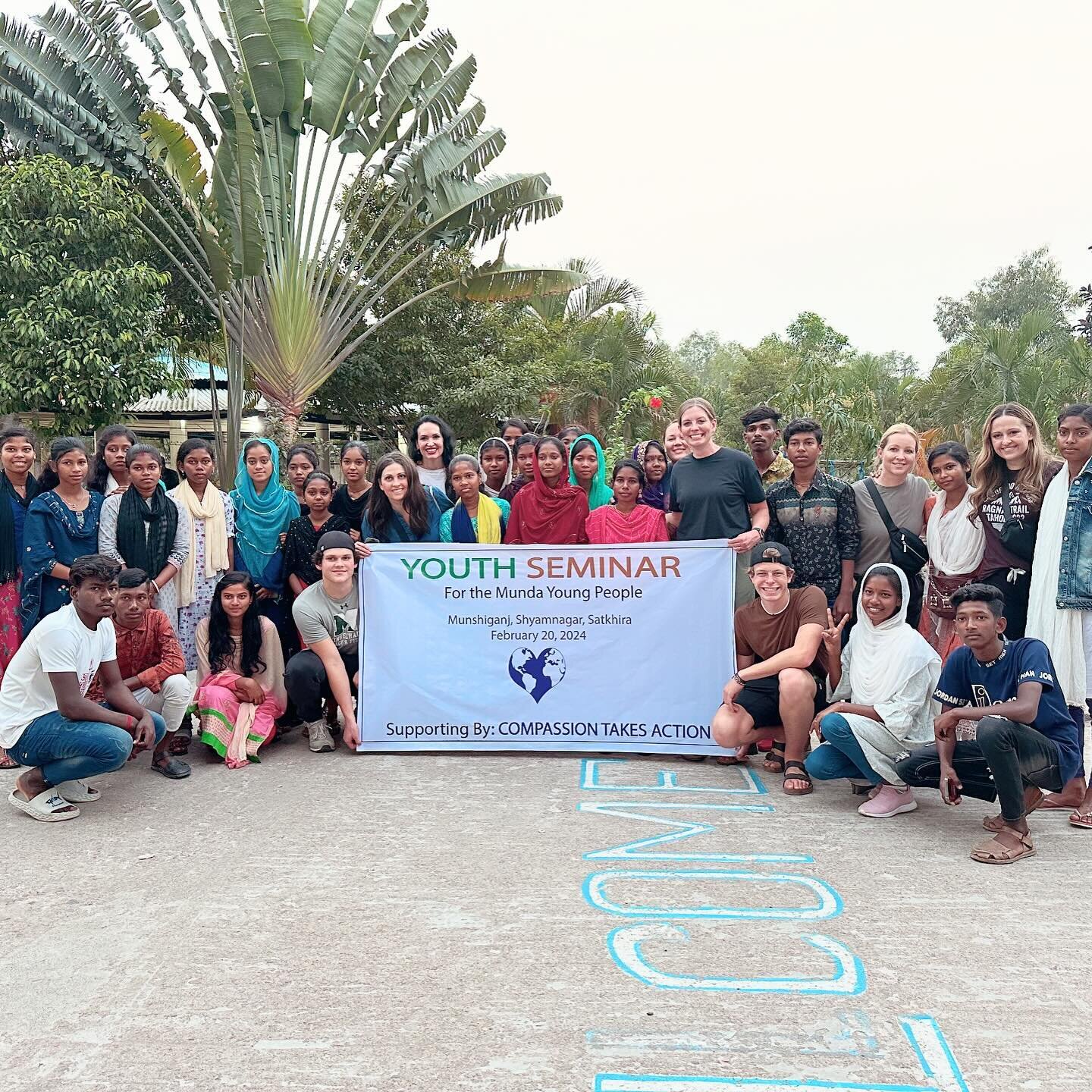 Youth Seminar at Munda Villages. After 48 hours of flying and eight hours of driving, we were so excited to get to spend the afternoon with Munda teens from all over the mangroves. Celebrations, art, goal setting, a STEM science lesson, and (of cours