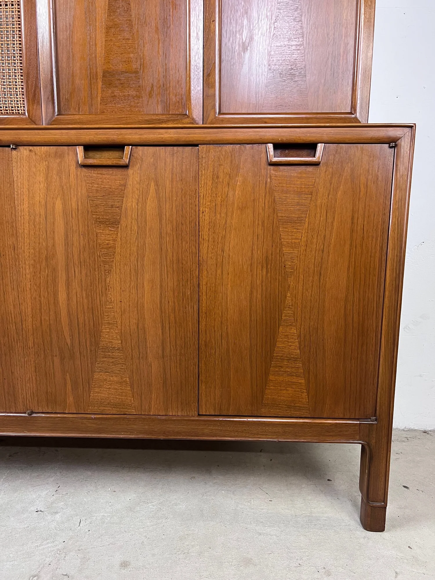 Mid Century 2pc China Cabinet John Stuart for Janus
