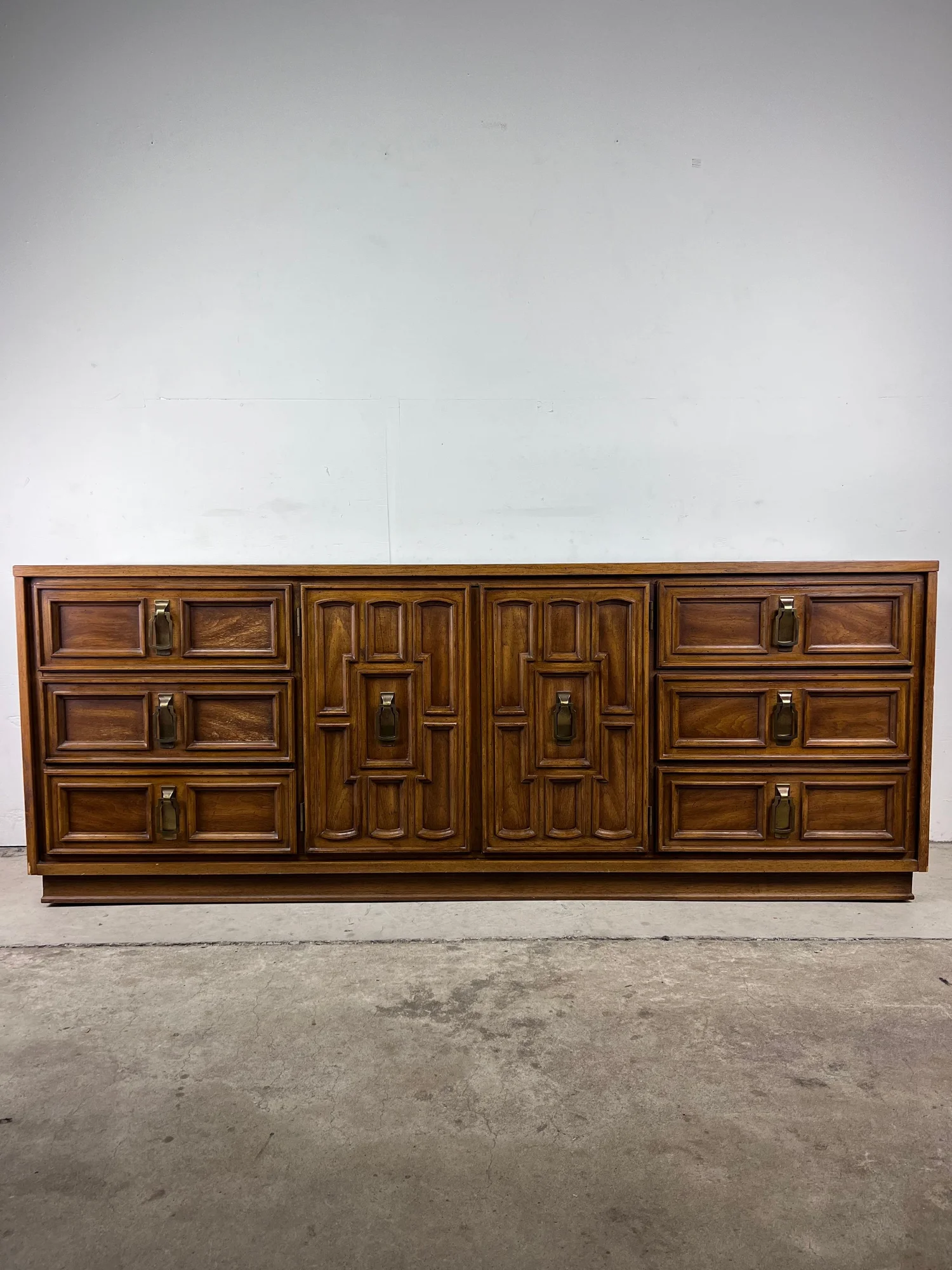 white christmas dresses Sloane Mid Century Modern 6 Drawer Solid Wood Dresser main image 0