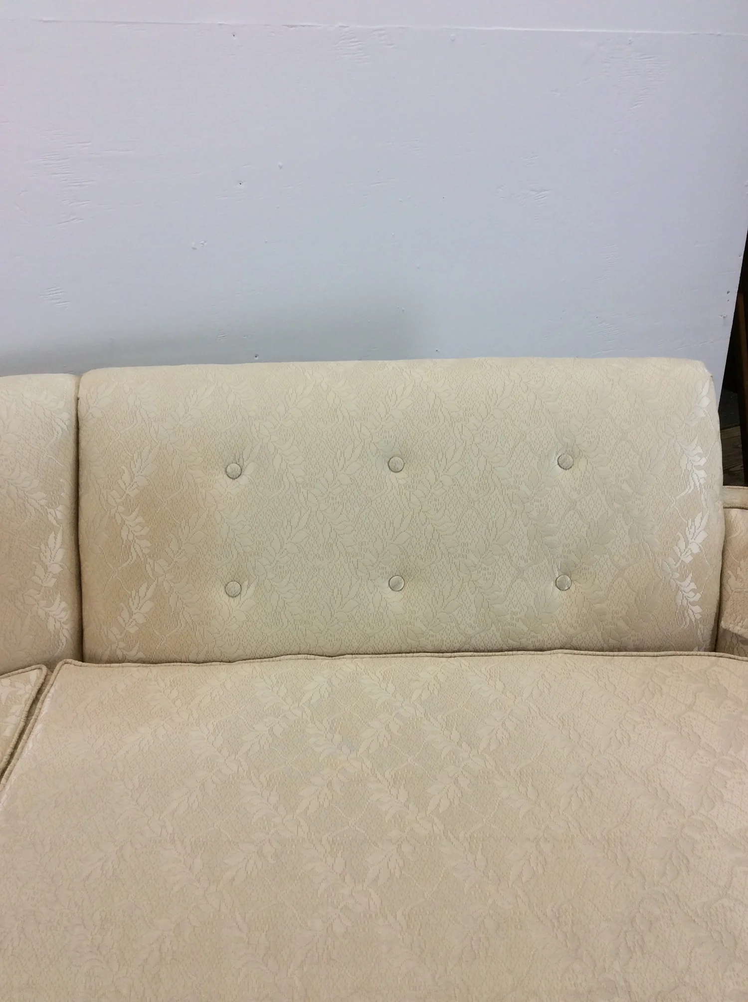 Mid Century Modern 3pc Sectional Sofa with Vintage Upholstery