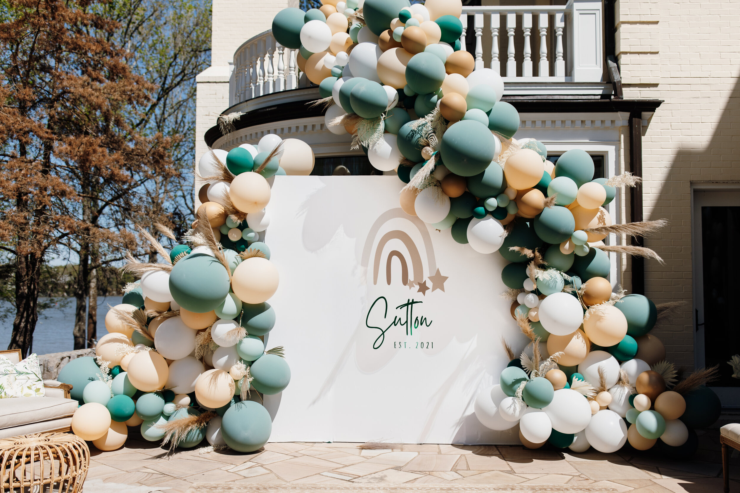 Baby Shower Balloons, Boho Balloons, Nashville Balloons