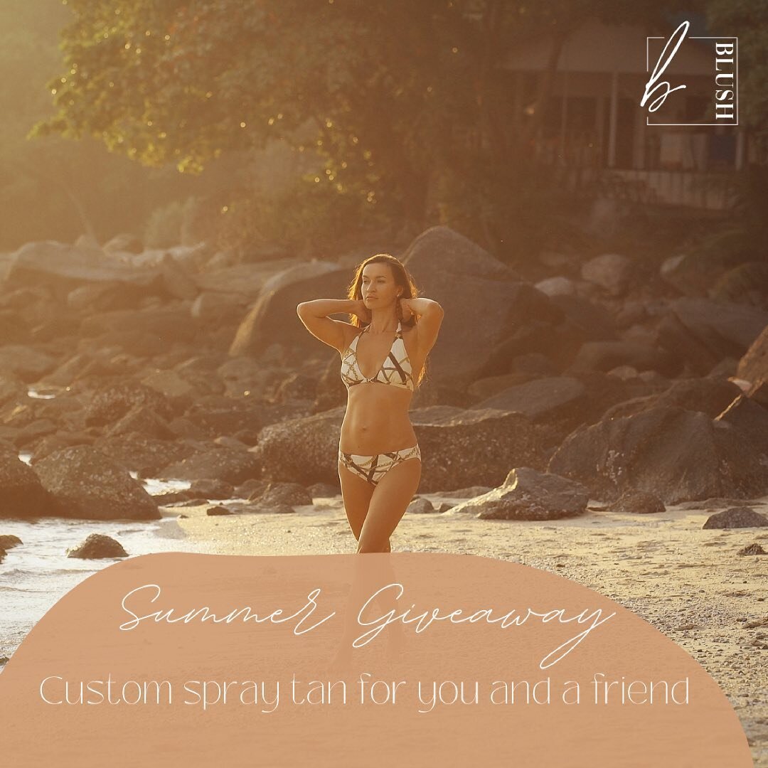 It&rsquo;s officially summer ☀️👙 and the start of a fresh new week. Start it off right with a safe bronze, customized to your individual needs. 

We&rsquo;re giving away a free spray tan for you and your bestie. Rules:

🔸like this photo and tag a f