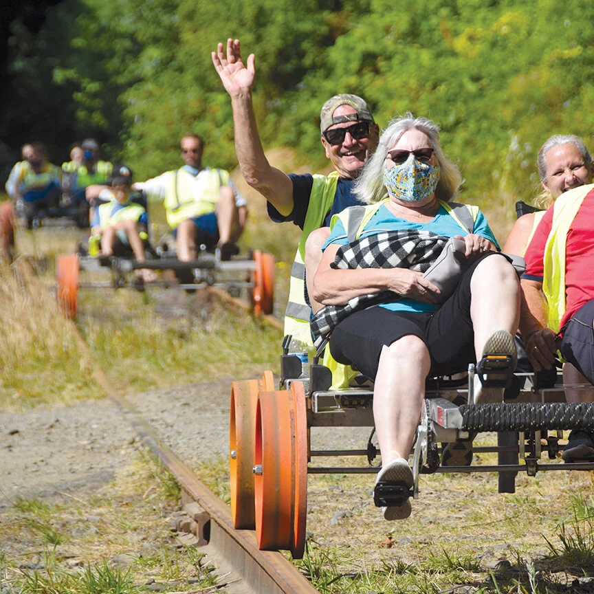 Get some rail exercise
