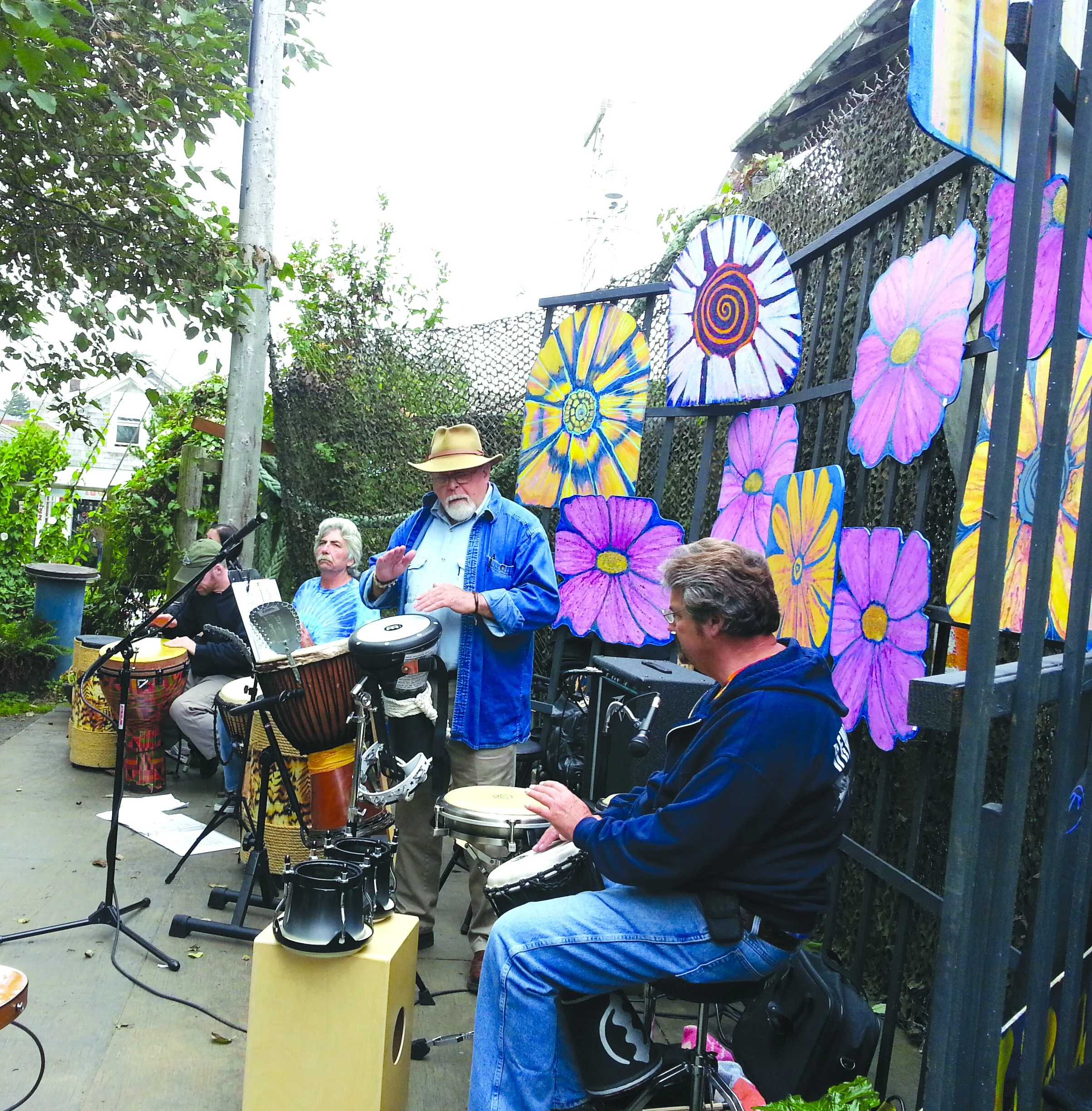 Drum circle finds its rhythm