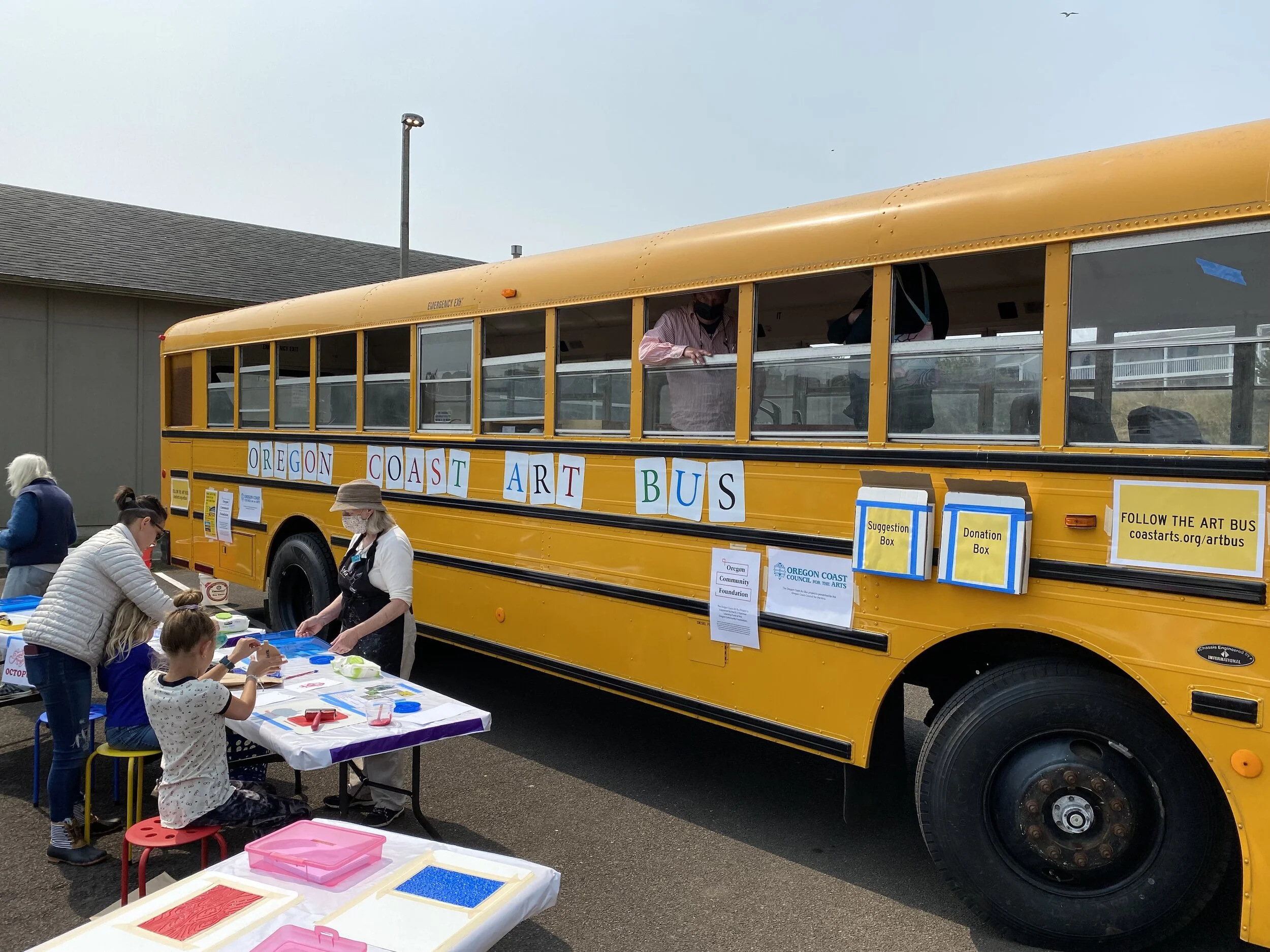 The teal’s on the bus