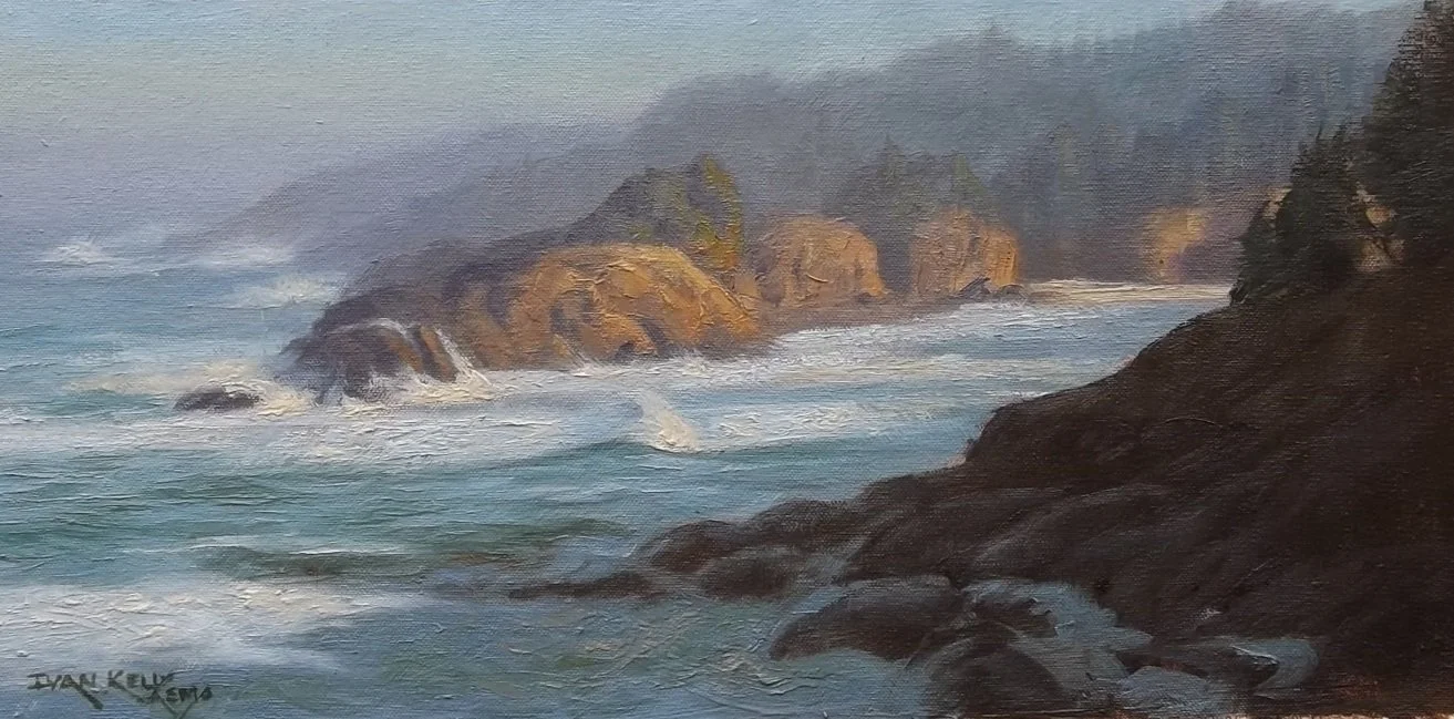 Incoming Surf, Whale Cove. 10x20..JPG
