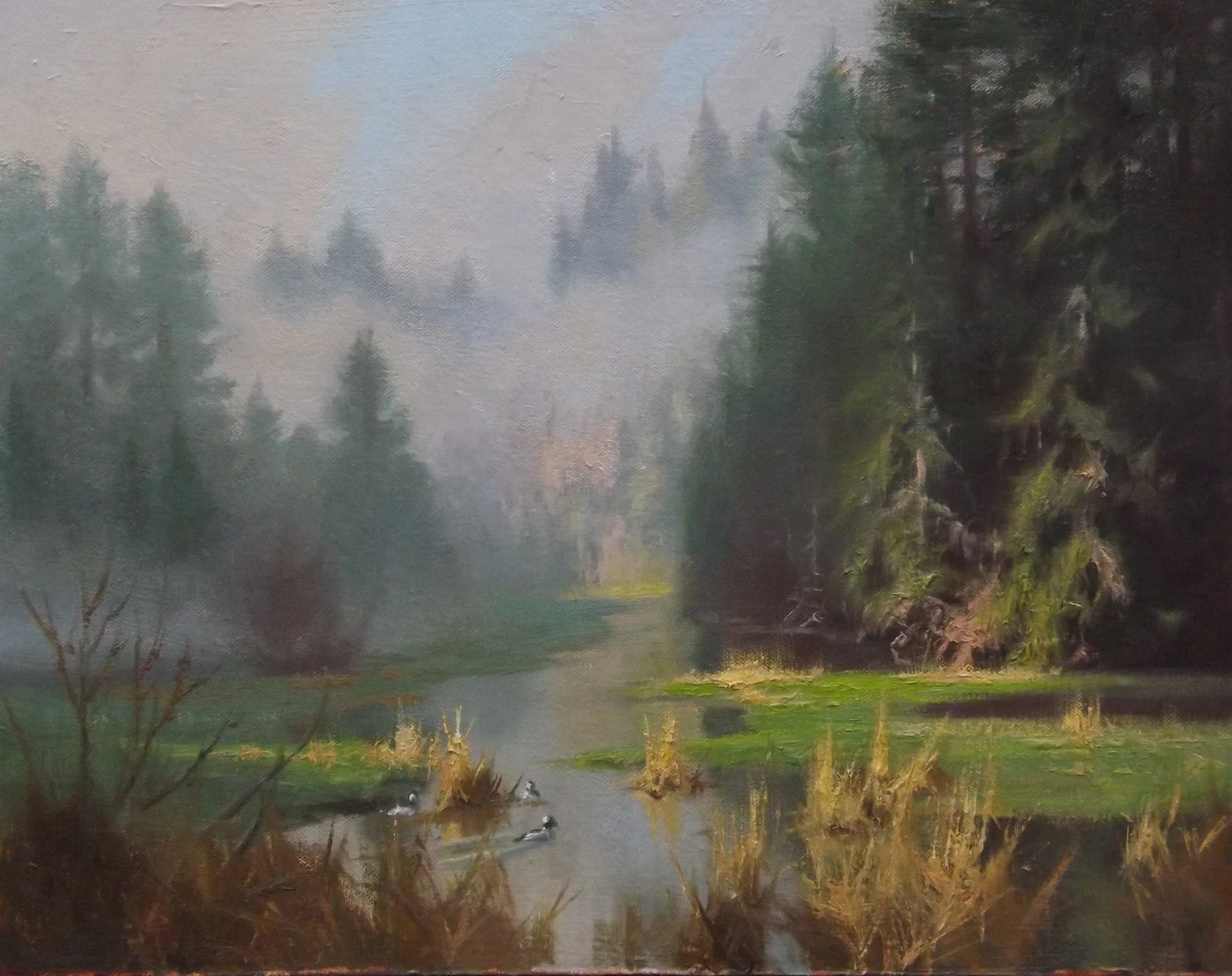Morning over the Flood Marsh, 14x18.JPG