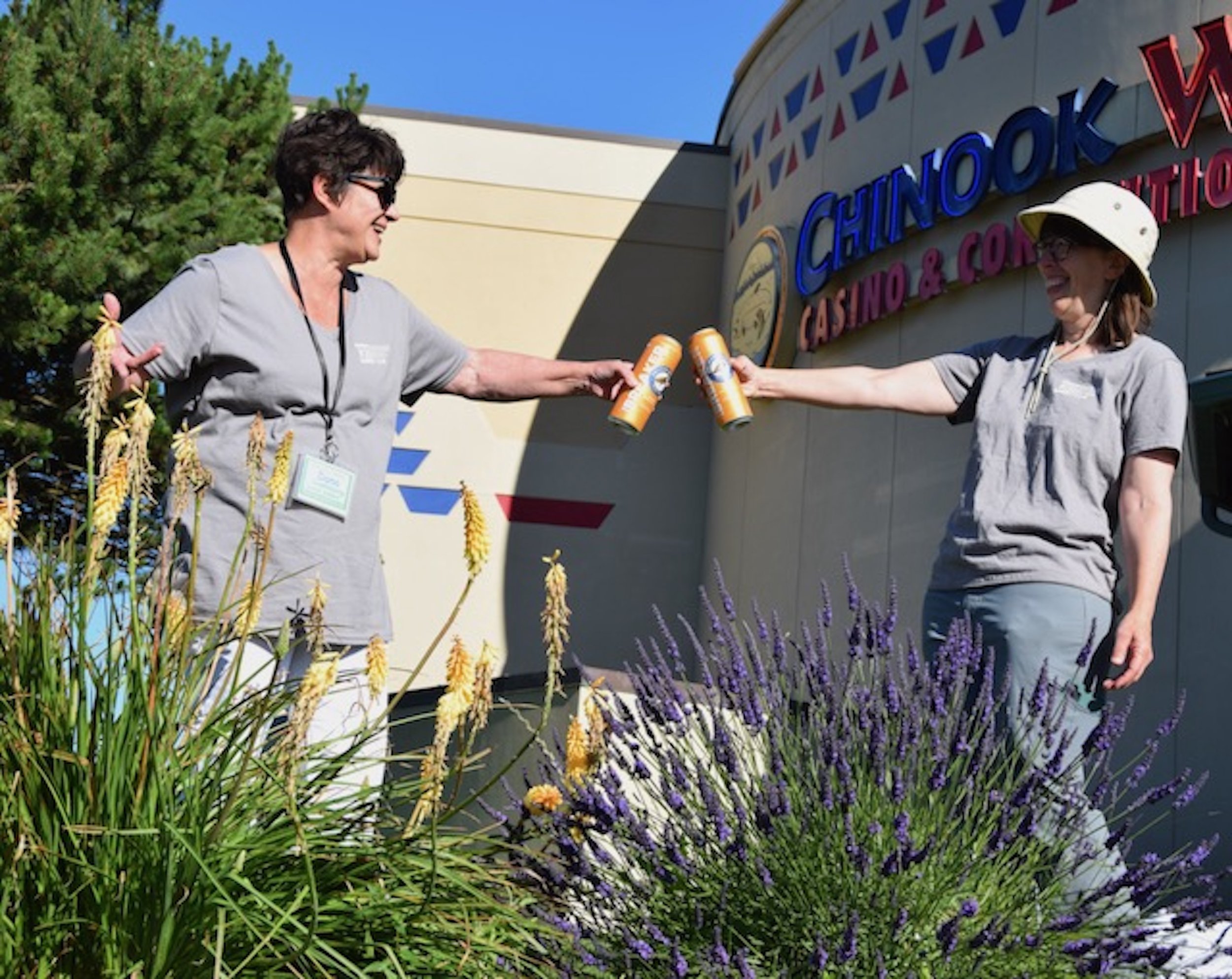 Cheers to the charities