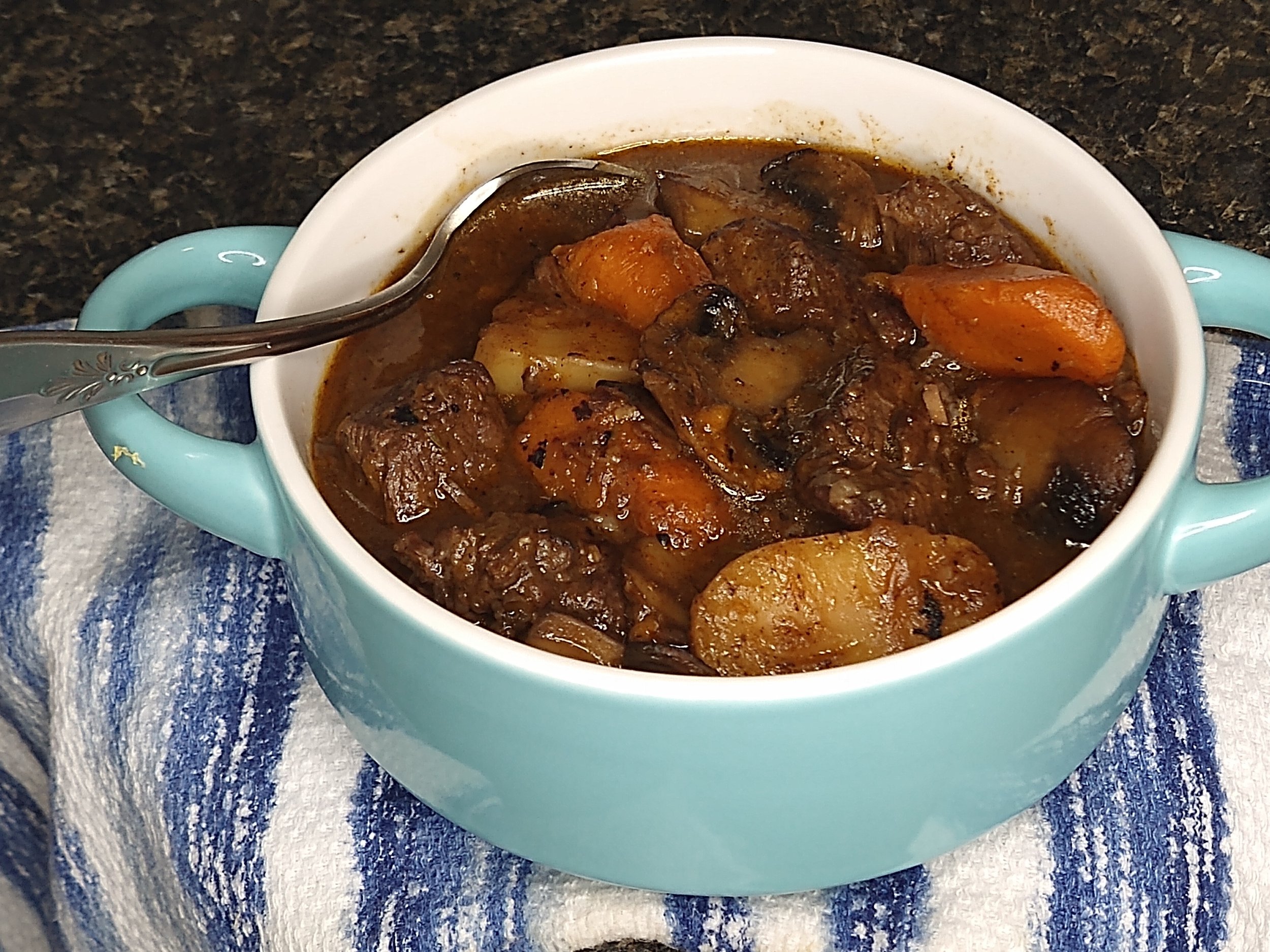 It takes stew, baby