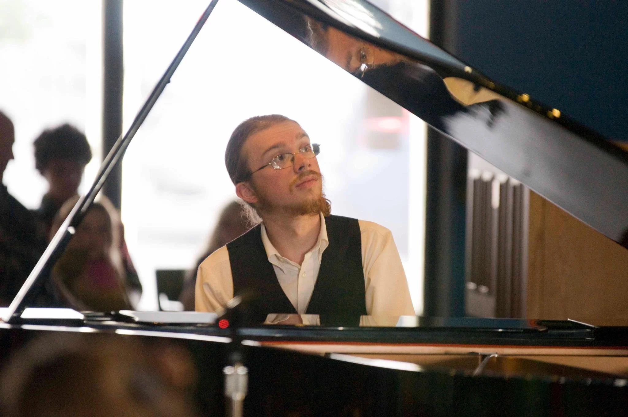 Milo has affirm grasp of the piano