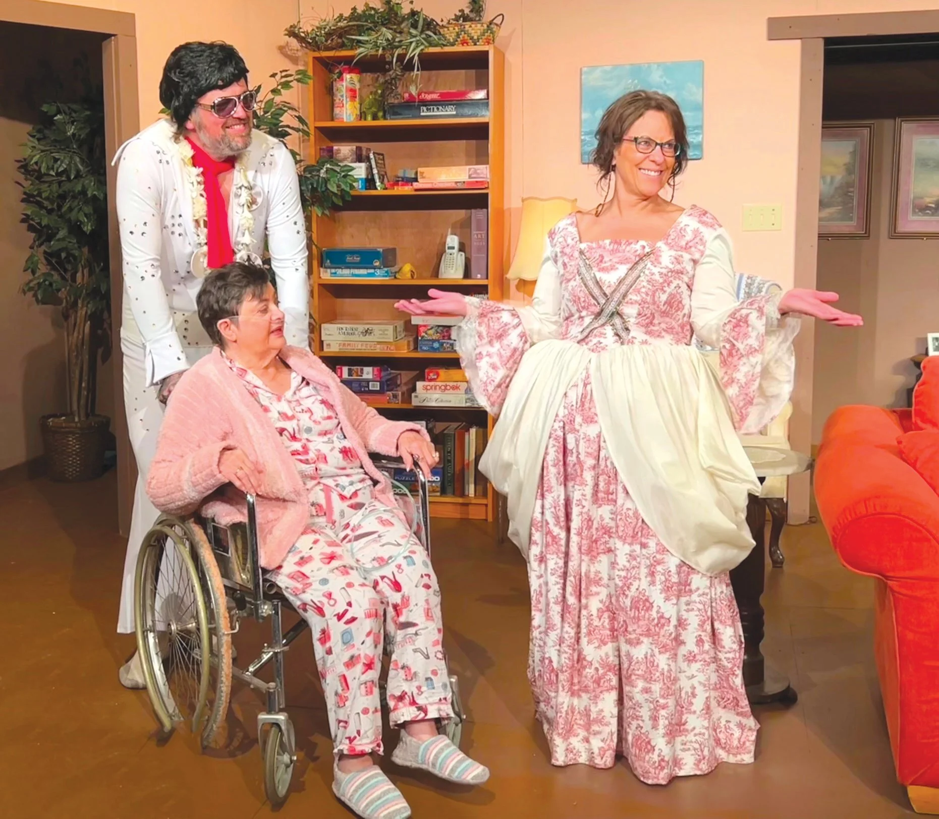 Enjoy a broad comedy