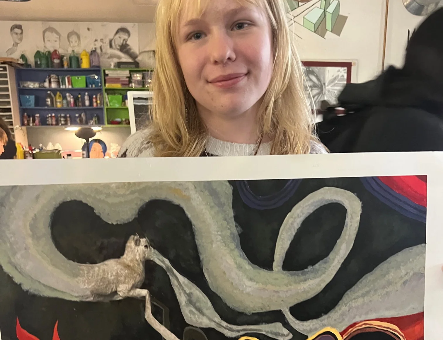 Students try out for collage