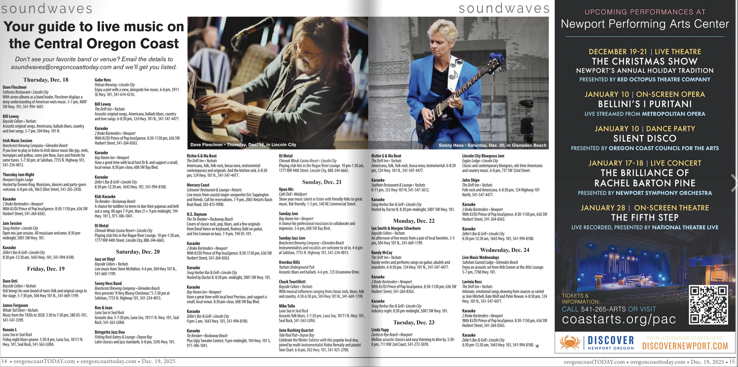 Soundwaves: Dec. 18-24