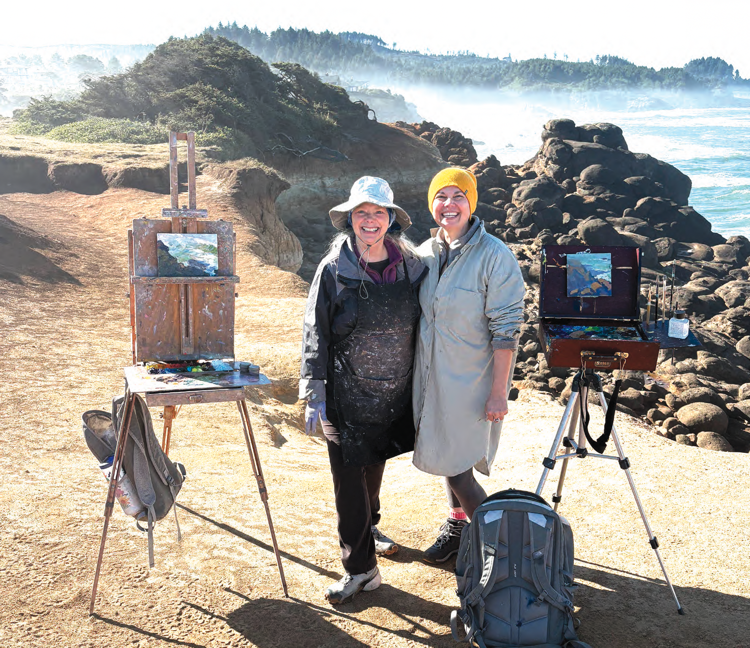 Artists share two-point perspective