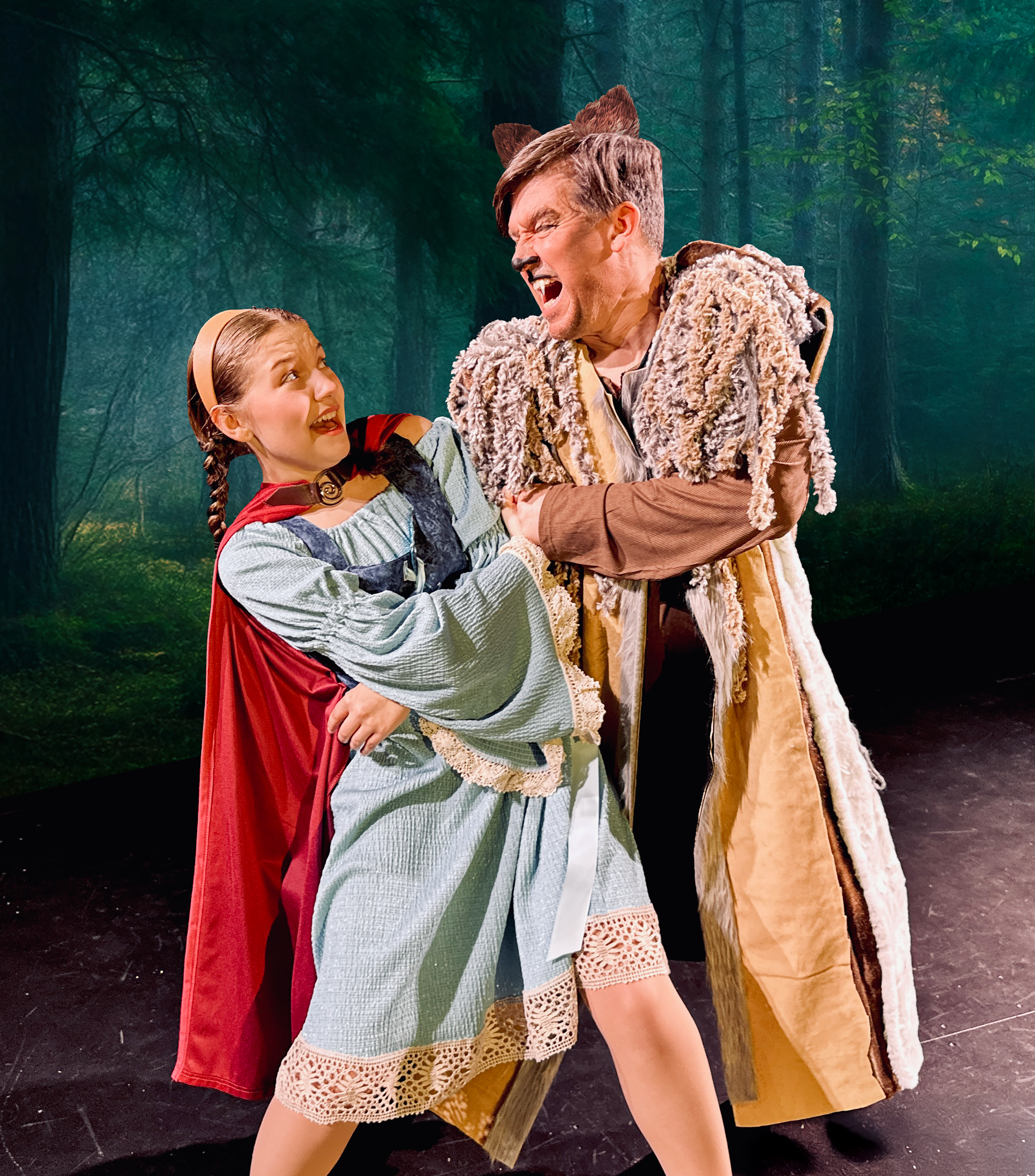 Into the Woods - Option 3 - Lucy Furuheim as Little Red Riding Hood - Jim Erickson as the Wolf - Courtesy Red Octopus Theatre Company.png