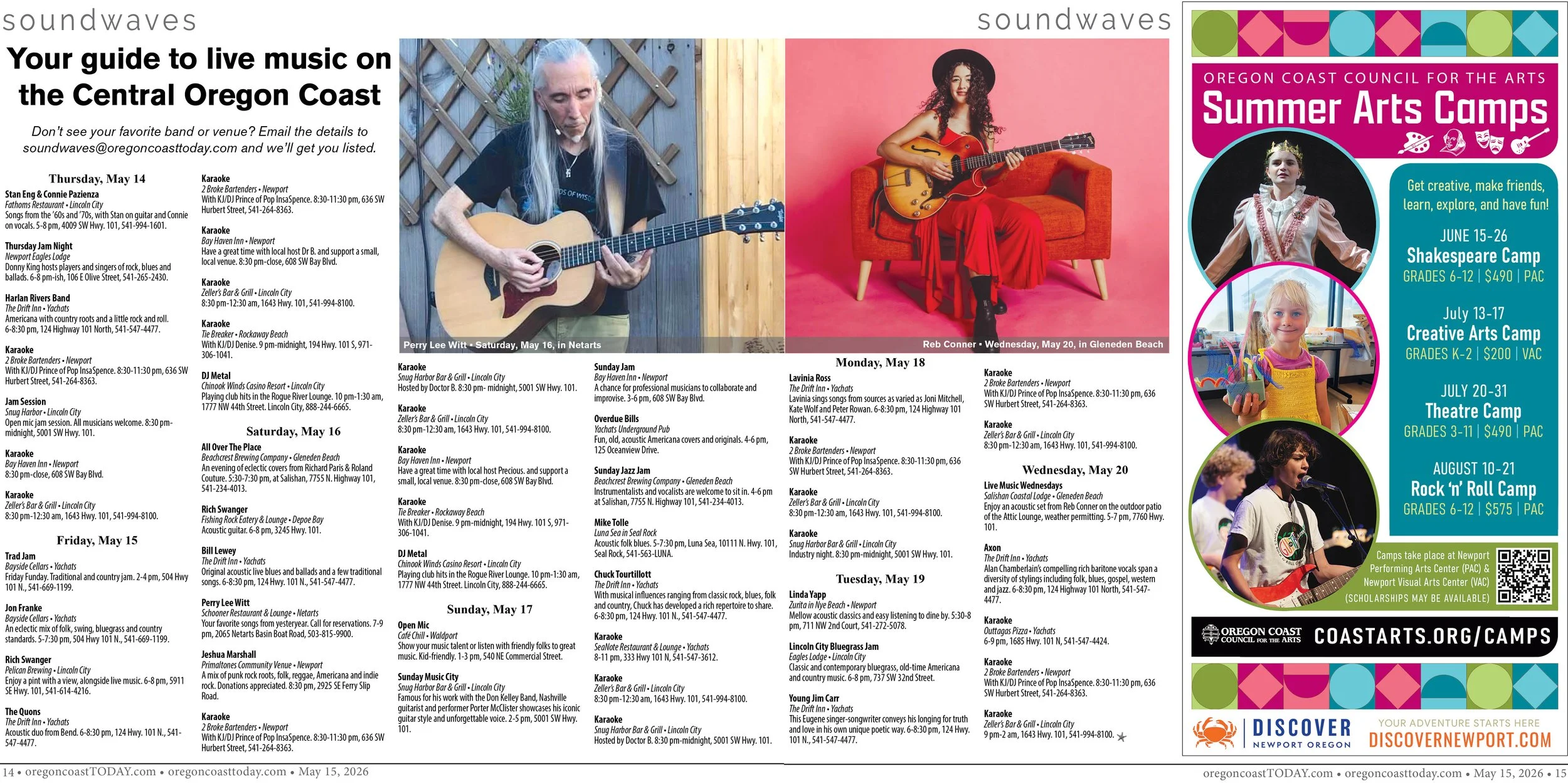 Live Music: May 14-20