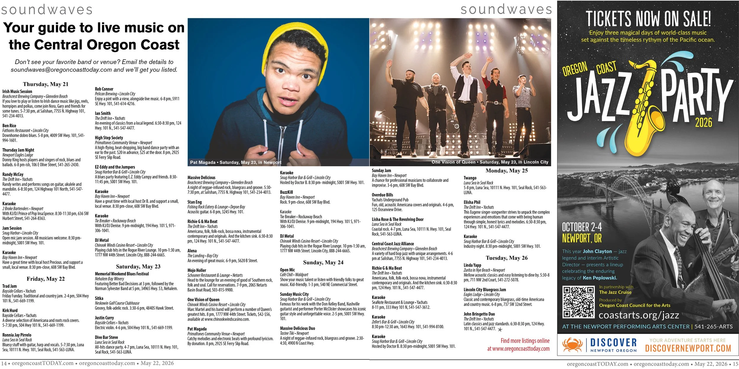 Live Music: May 21-27
