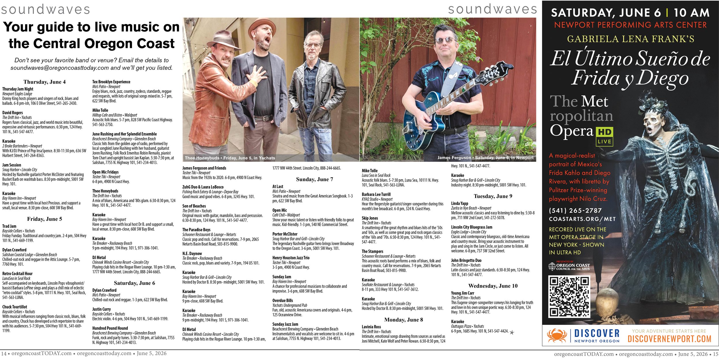 Live Music: June 4-10 