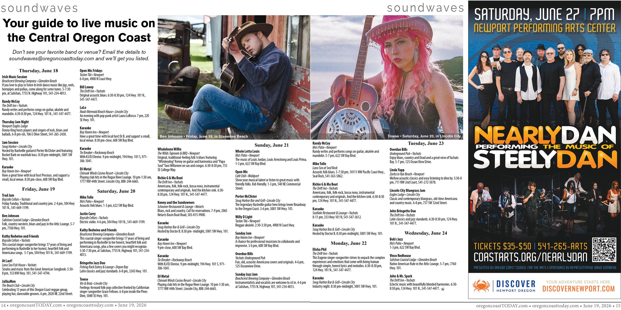 Live Music: June 18-24