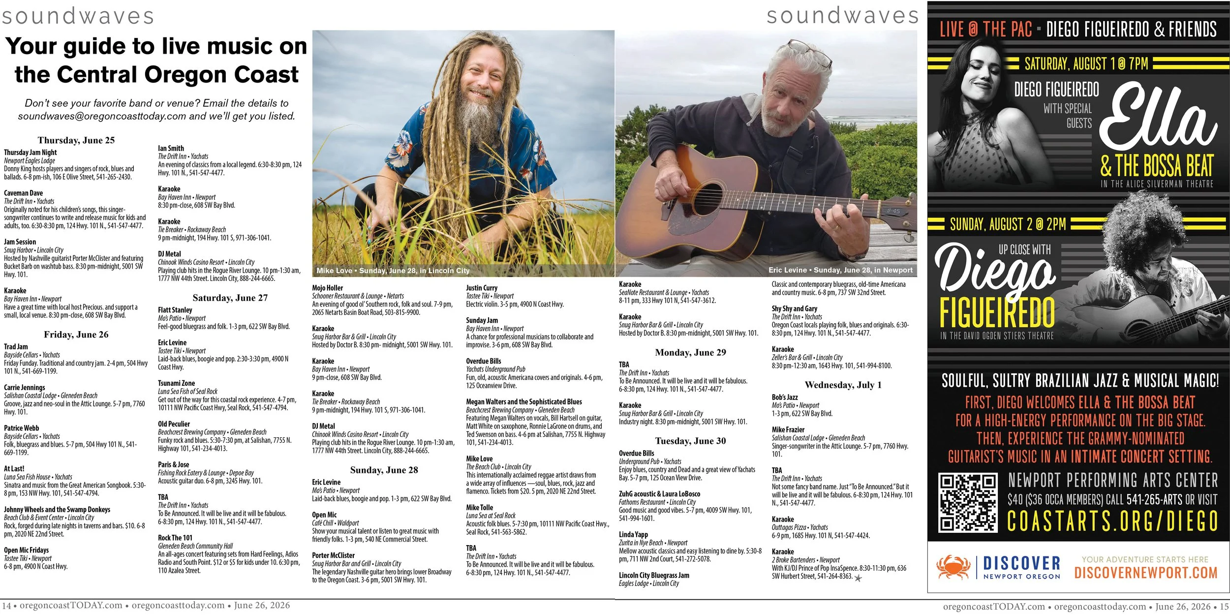 Live Music: June 25-July 1