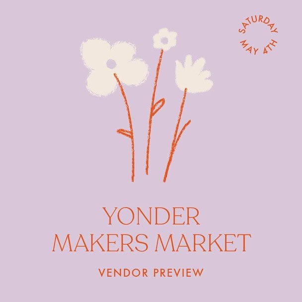 Get ready for the Yonder spring makers market just around the corner! Swipe 👉🏻 for a sneak peek of the talented artisans showcasing their creations at The BBYC taproom on Saturday, May 4th from 12-6pm. Don&rsquo;t miss out! ✨ ⁠
⁠
⁠
#makersmarket #t