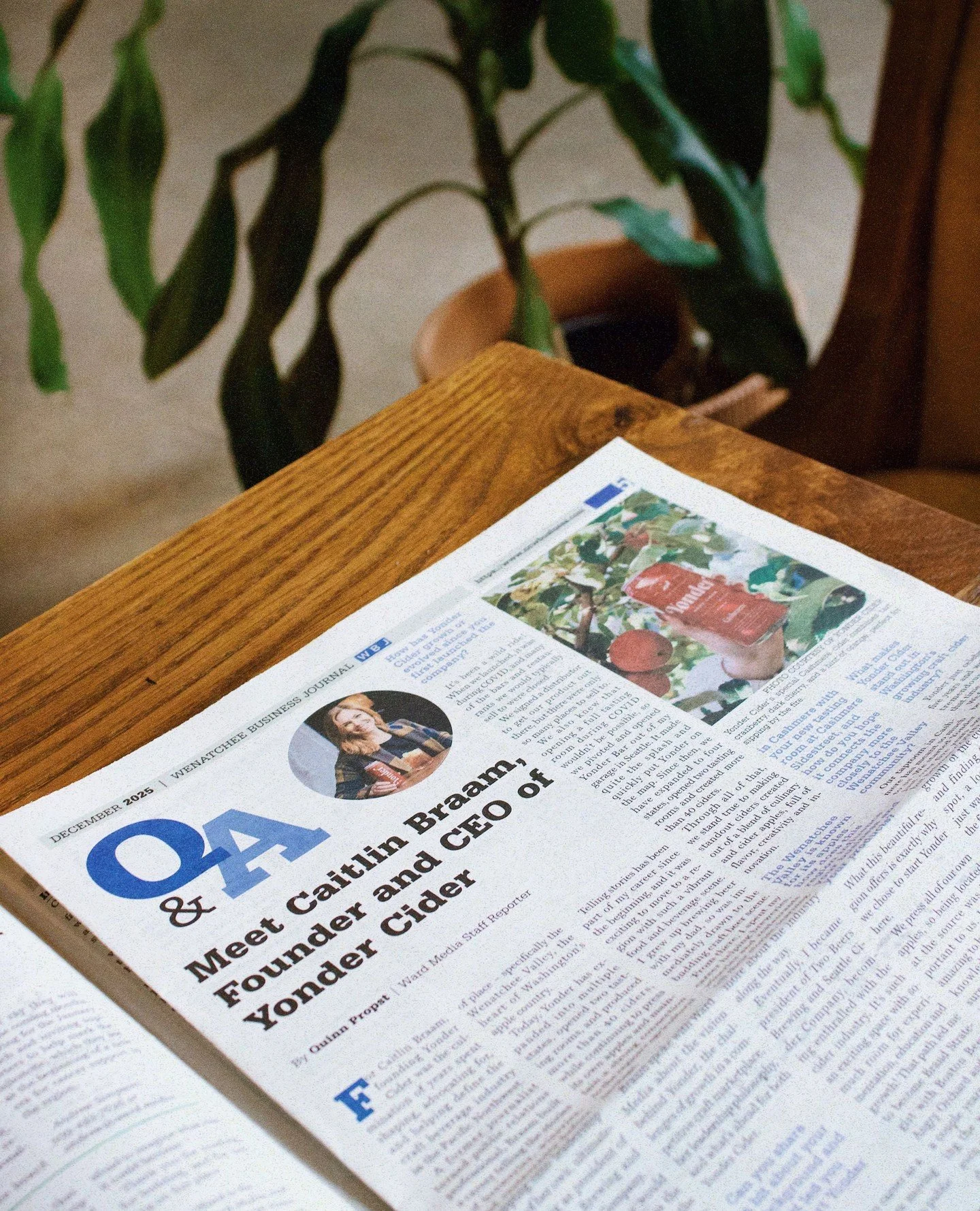 Did you catch us in the Wenatchee Business Journal? 🍎📰⁠
⁠
Our founder got a chance to sat down with them to talk all things Yonder - how it all began, where we&rsquo;ve been, and what&rsquo;s ahead. We&rsquo;re pretty proud to be featured right her