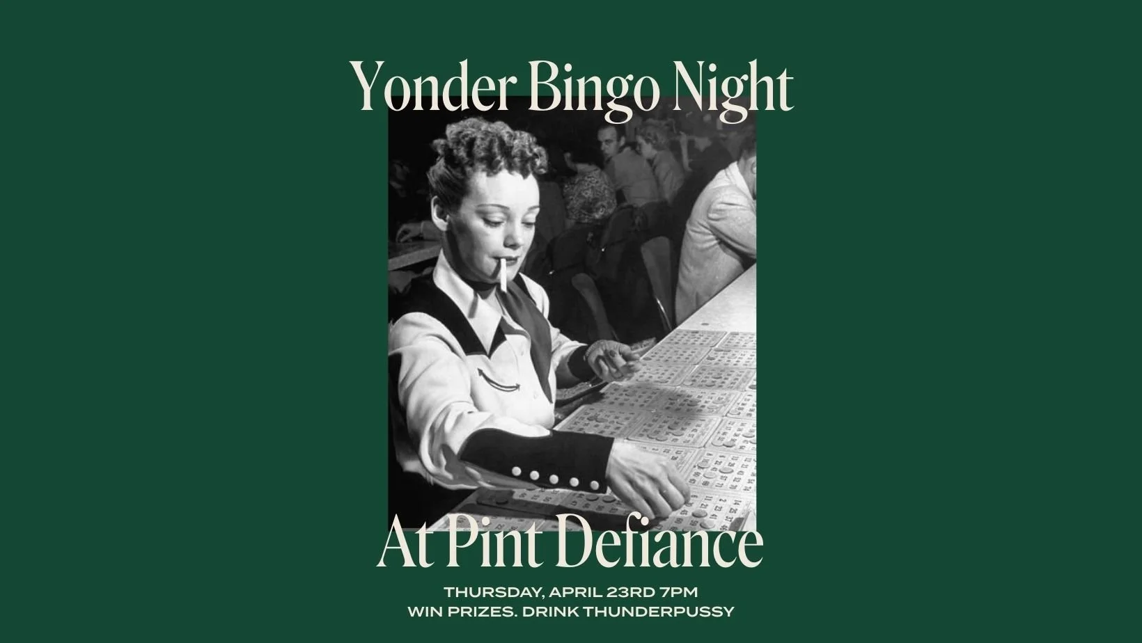 Yonder Bingo Night
