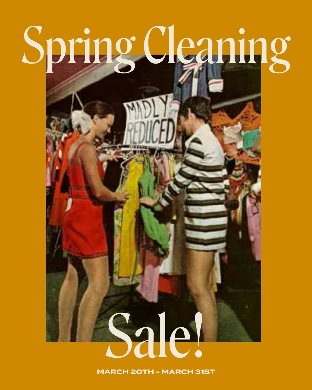 Happy Spring! ✨️⁠
⁠
We&rsquo;re doing a little taproom spring cleaning, which means 30% off select items in our sales bin. Come dig around, find a treasure, and celebrate the new season with a cider.⁠
⁠
Happening at BBYC taproom, @yondereast, and onl