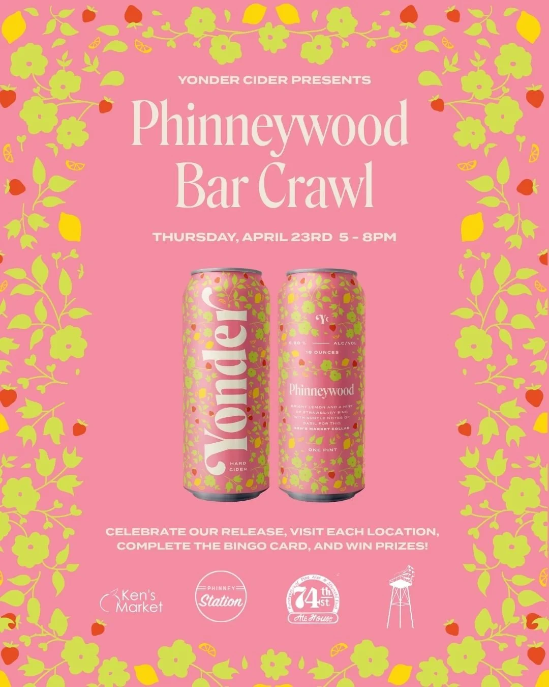 Join us Thursday, April 23rd from 5-8pm as we celebrate the release of Phinneywood with a neighborhood Phinneywood bar crawl through the place it all began. 🍏⁠
⁠
We&rsquo;re hitting some of our favorite local spots - kicking things off at @phinneyst