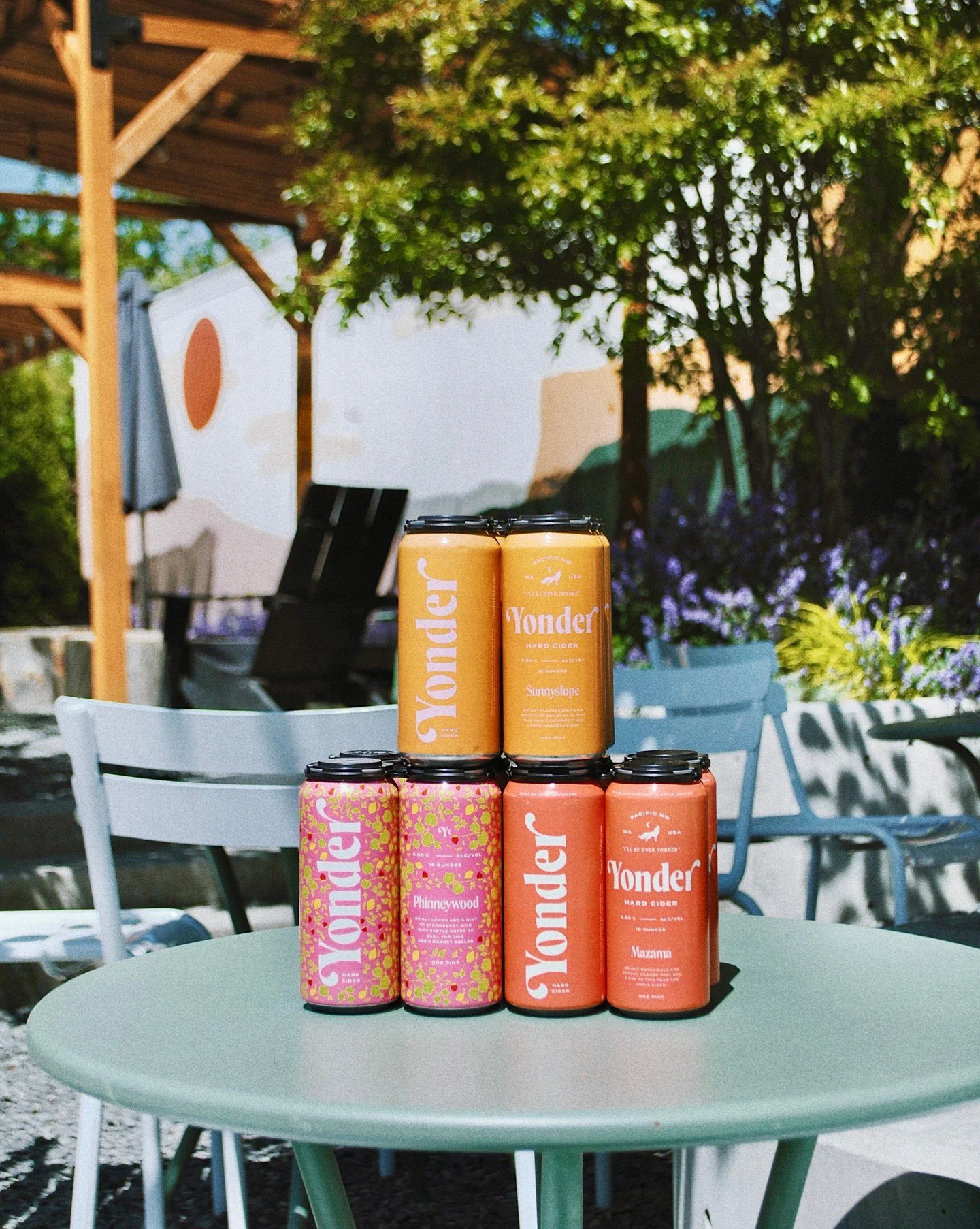 We didn&rsquo;t make the weather&hellip; but we did make the perfect cider for it 😎⁠
⁠
Our spring lineup is stacked with bright, juicy goodness - aka everything you want in your glass on a sunny day like today. Cheers!⁠
⁠
⁠
⁠
#yondercider #drinkyond